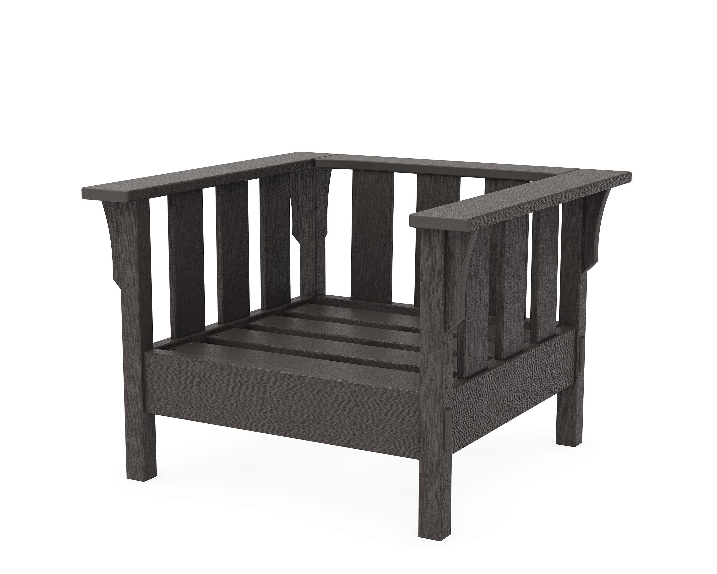 Acadia Deep Seating Chair Frame in Vintage Coffee