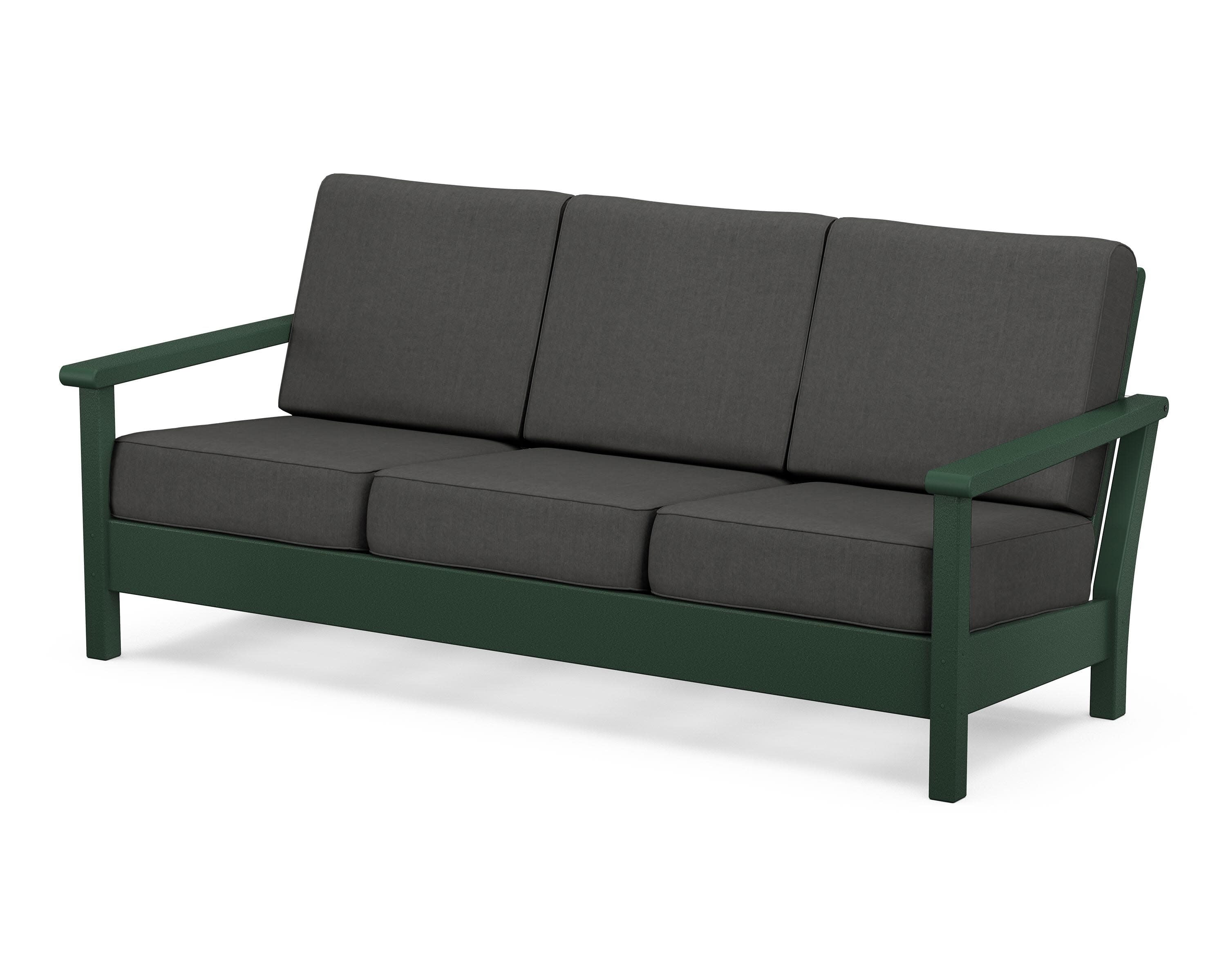 Harbour Deep Seating Sofa in Green / Spectrum Carbon