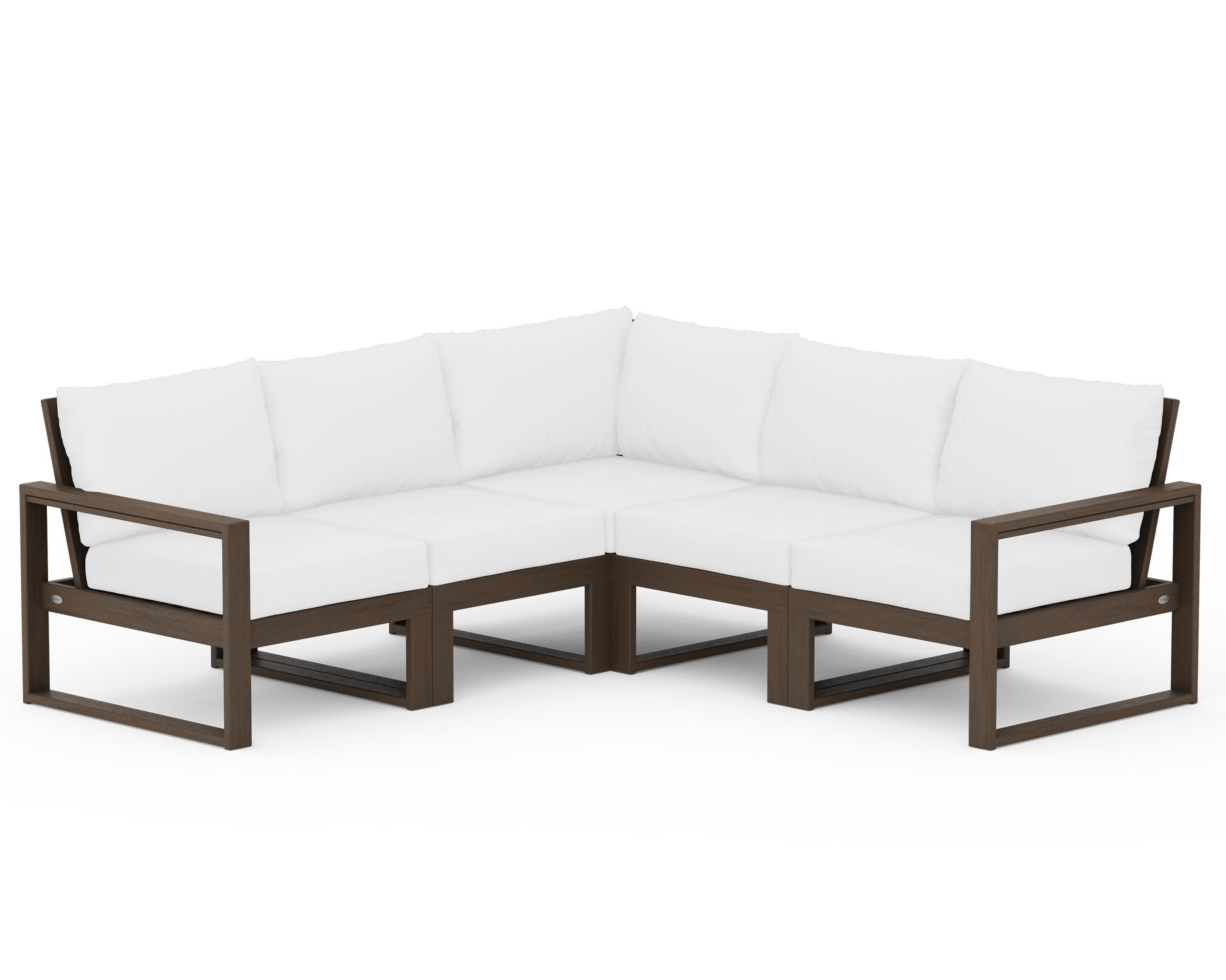 EDGE 5-Piece Modular Deep Seating Set in Kona / Natural