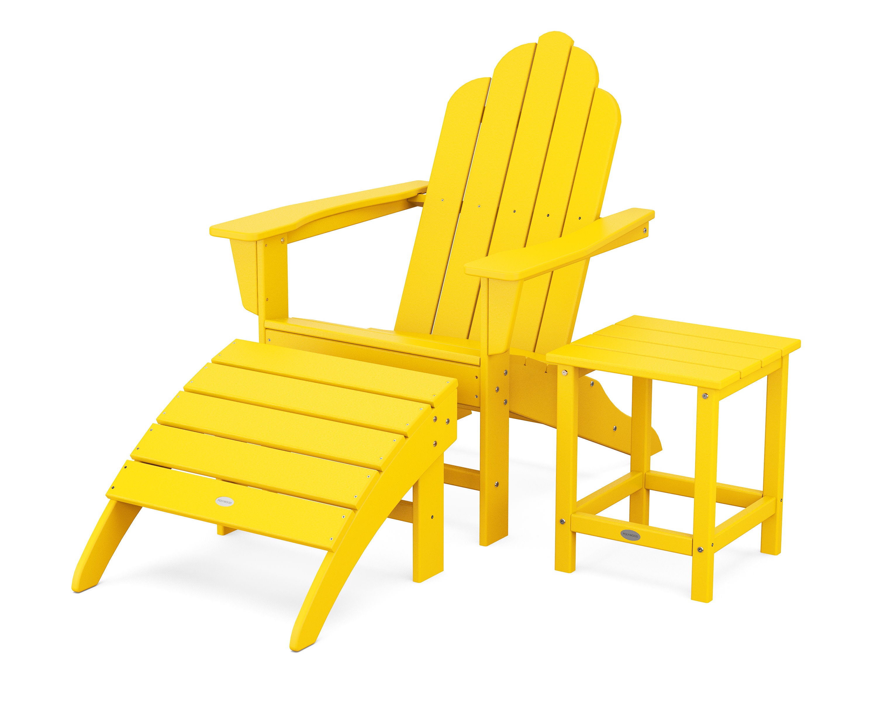 Long Island Adirondack 3-Piece Set in Lemon
