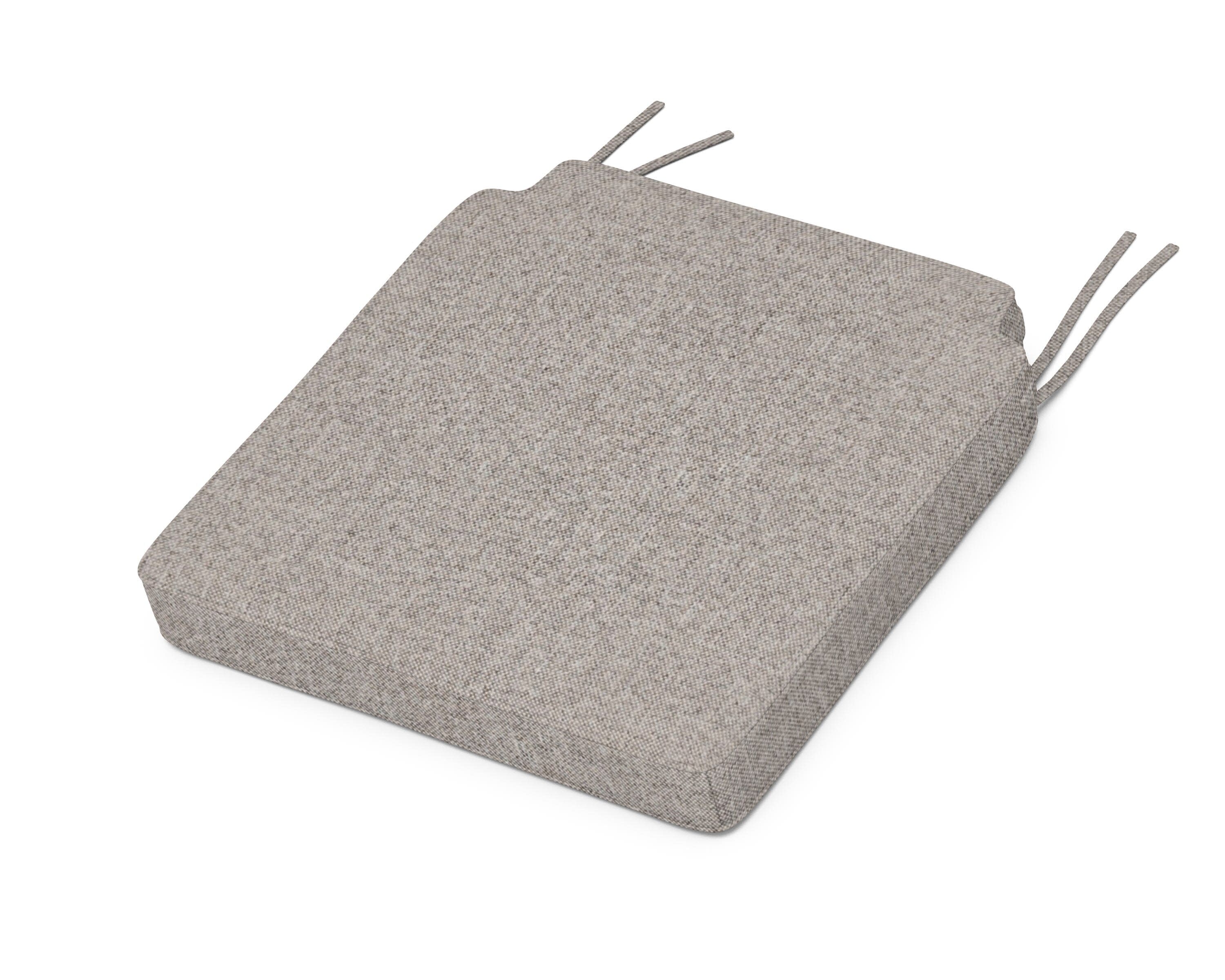 Acadia Dining Side Seat Cushion in Weathered Tweed