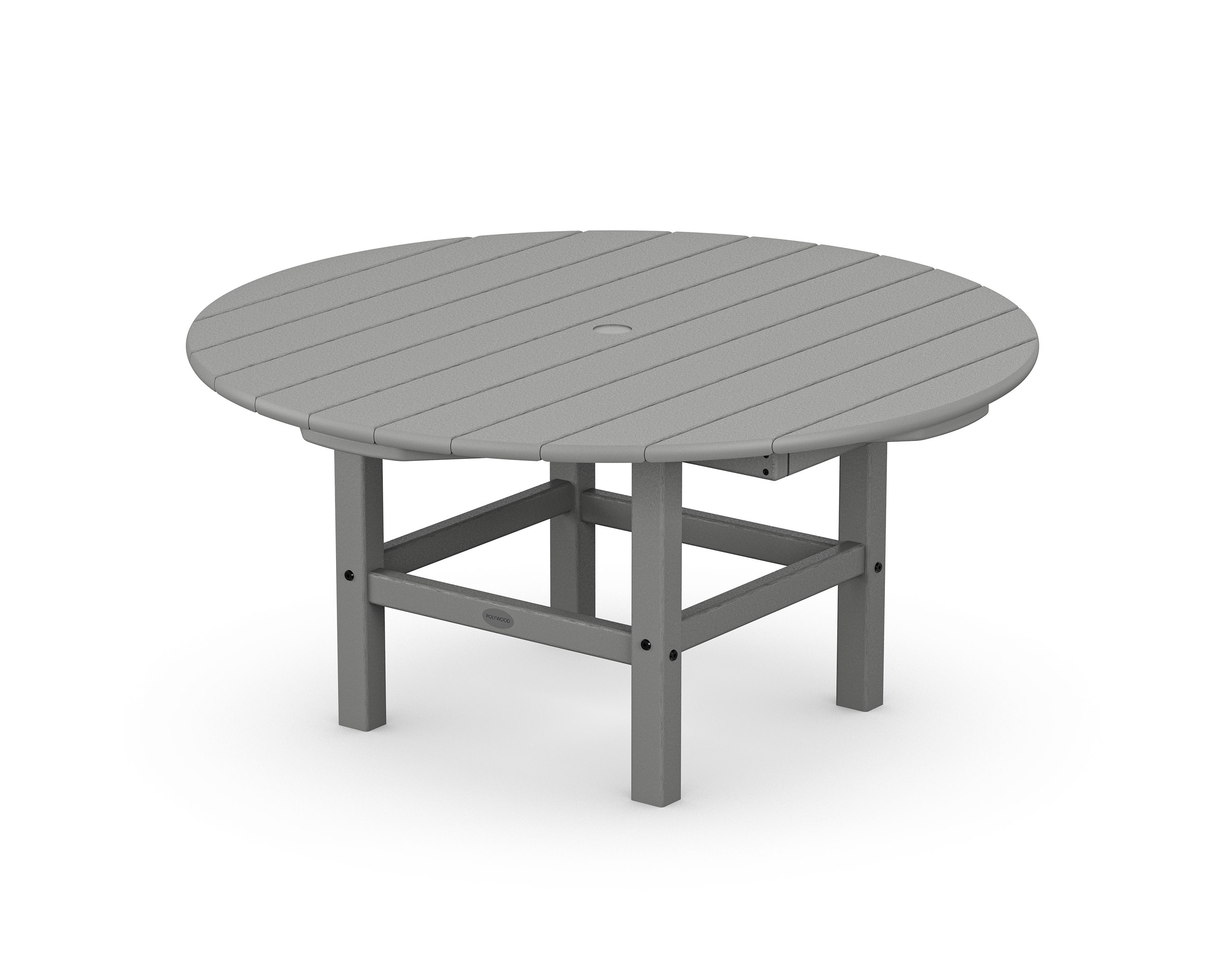 Round 37" Conversation Table in Slate Grey