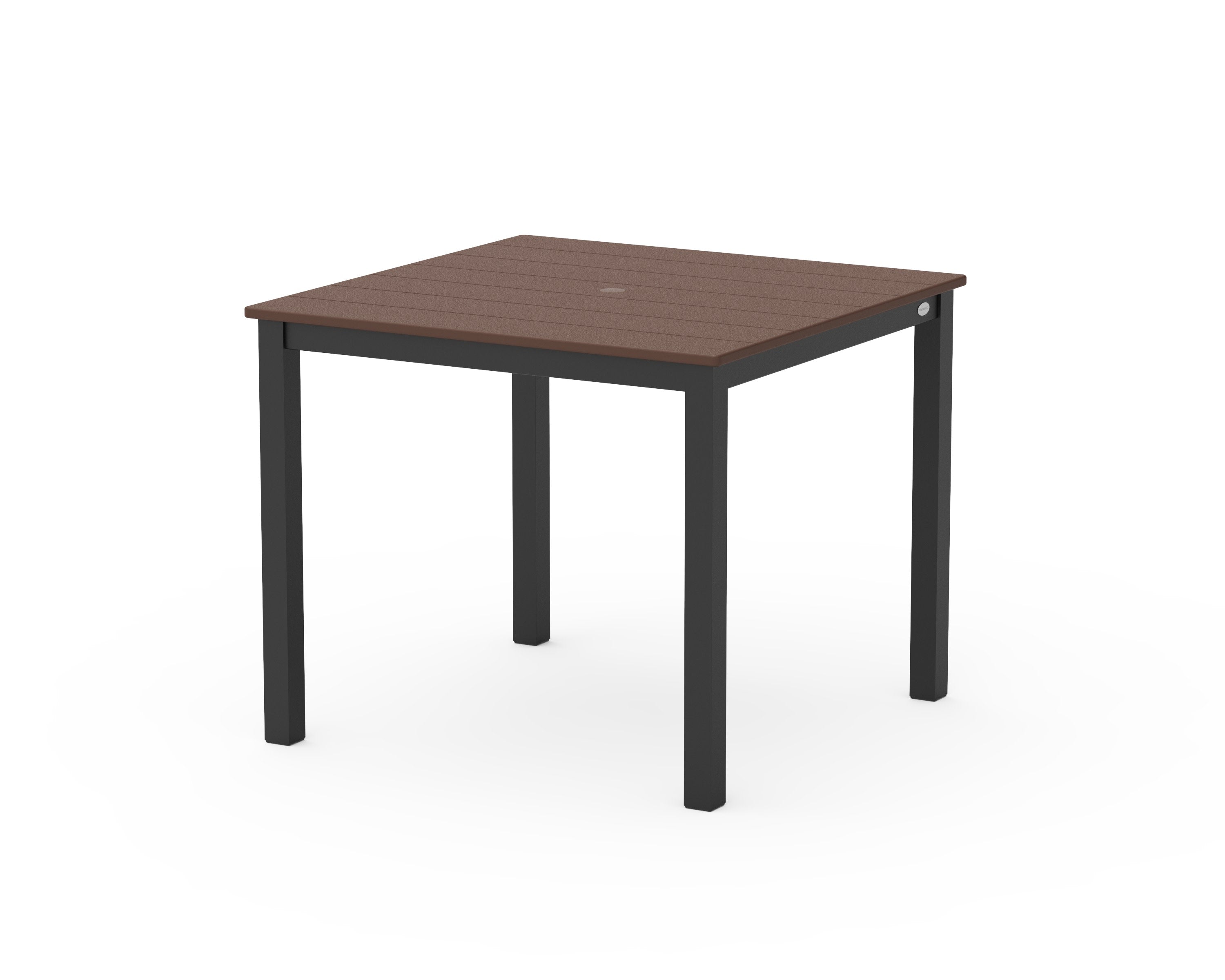Main Street 36" x 36" Dining Table in Black / Mahogany
