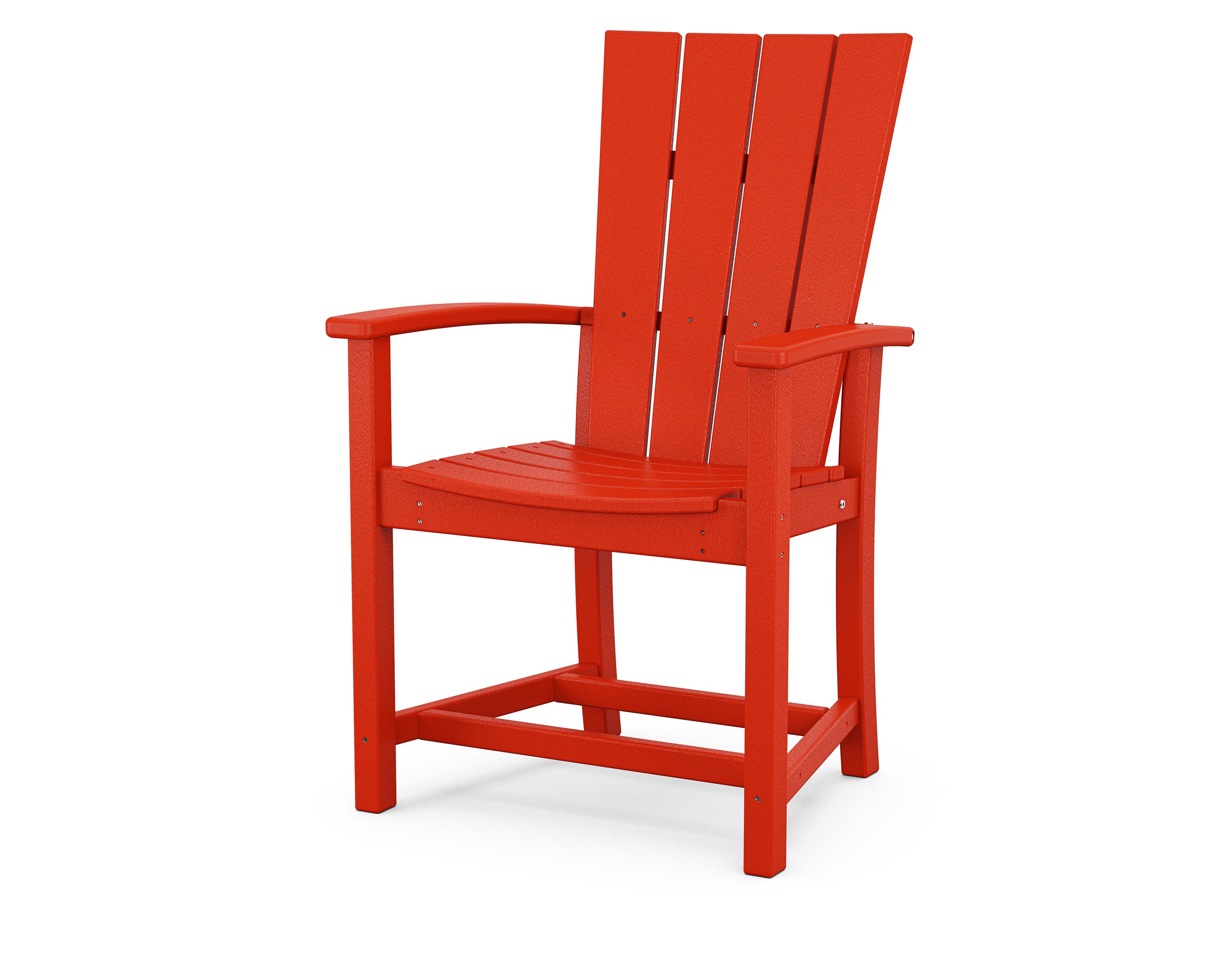 Quattro Adirondack Dining Chair in Sunset Red