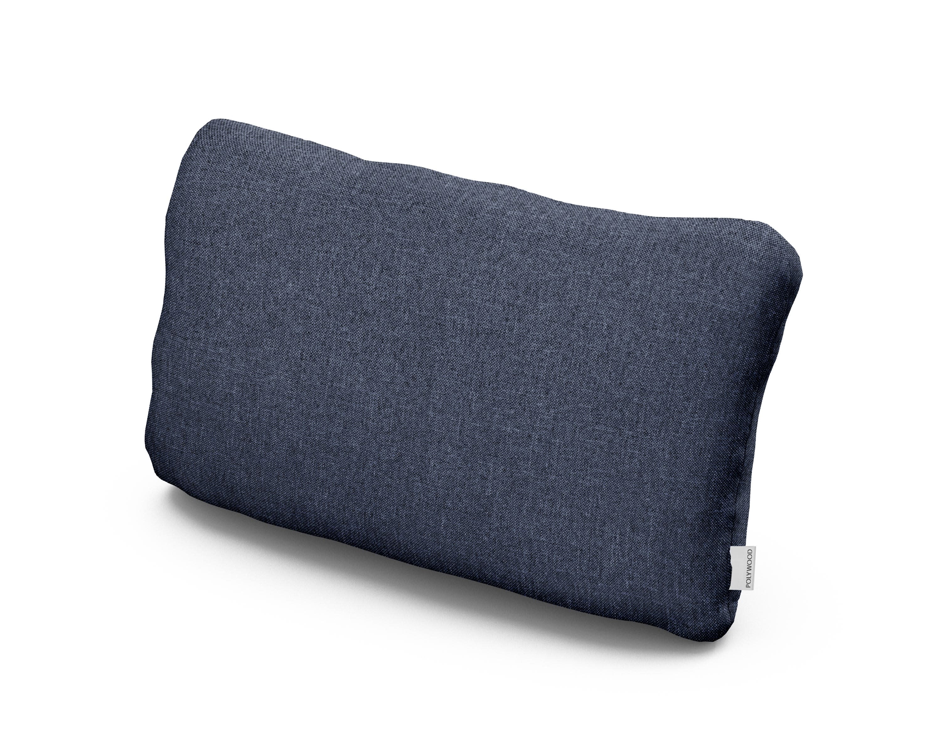 Outdoor Lumbar Pillow in Stone Blue