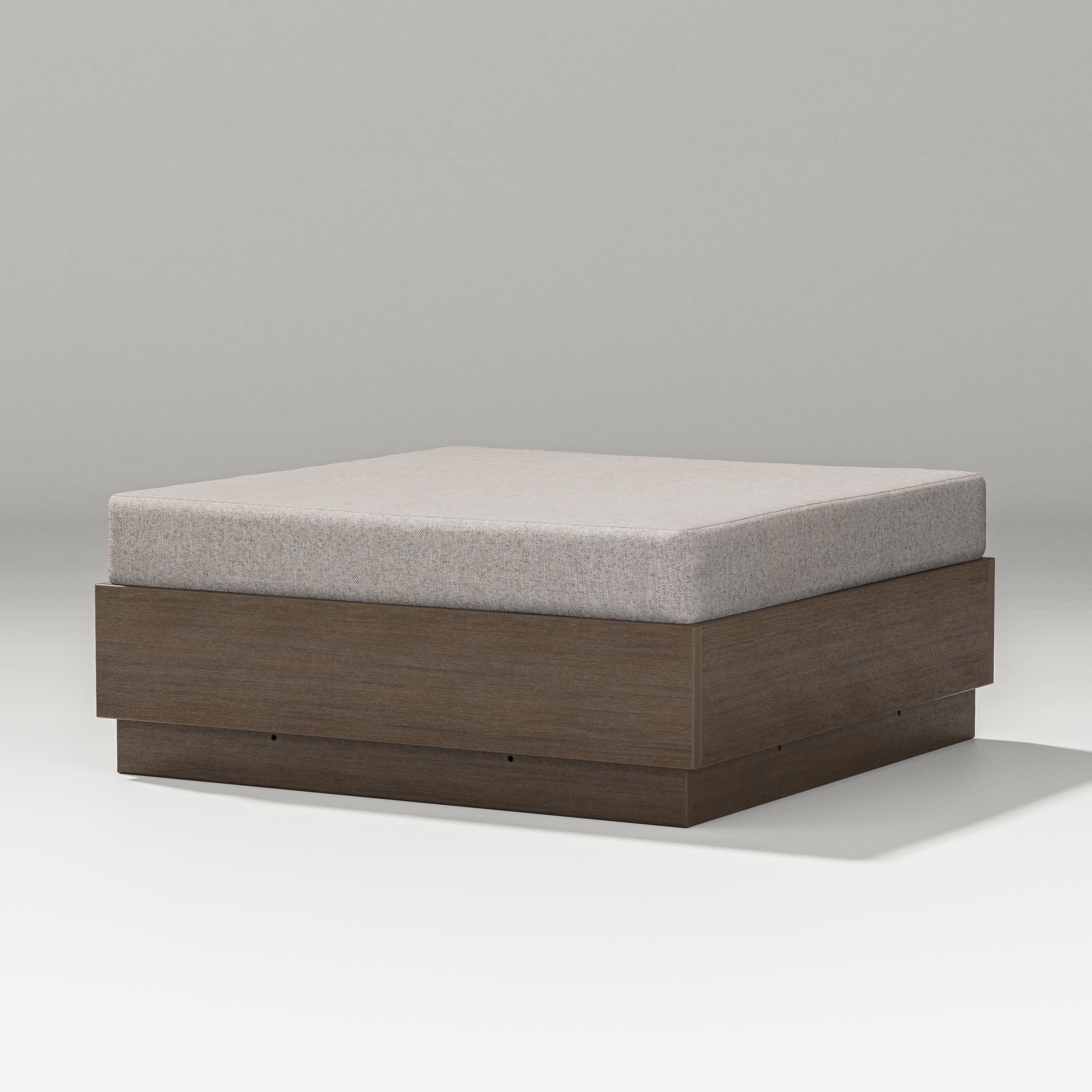 Elevate Lounge Ottoman in Kona / Weathered Tweed