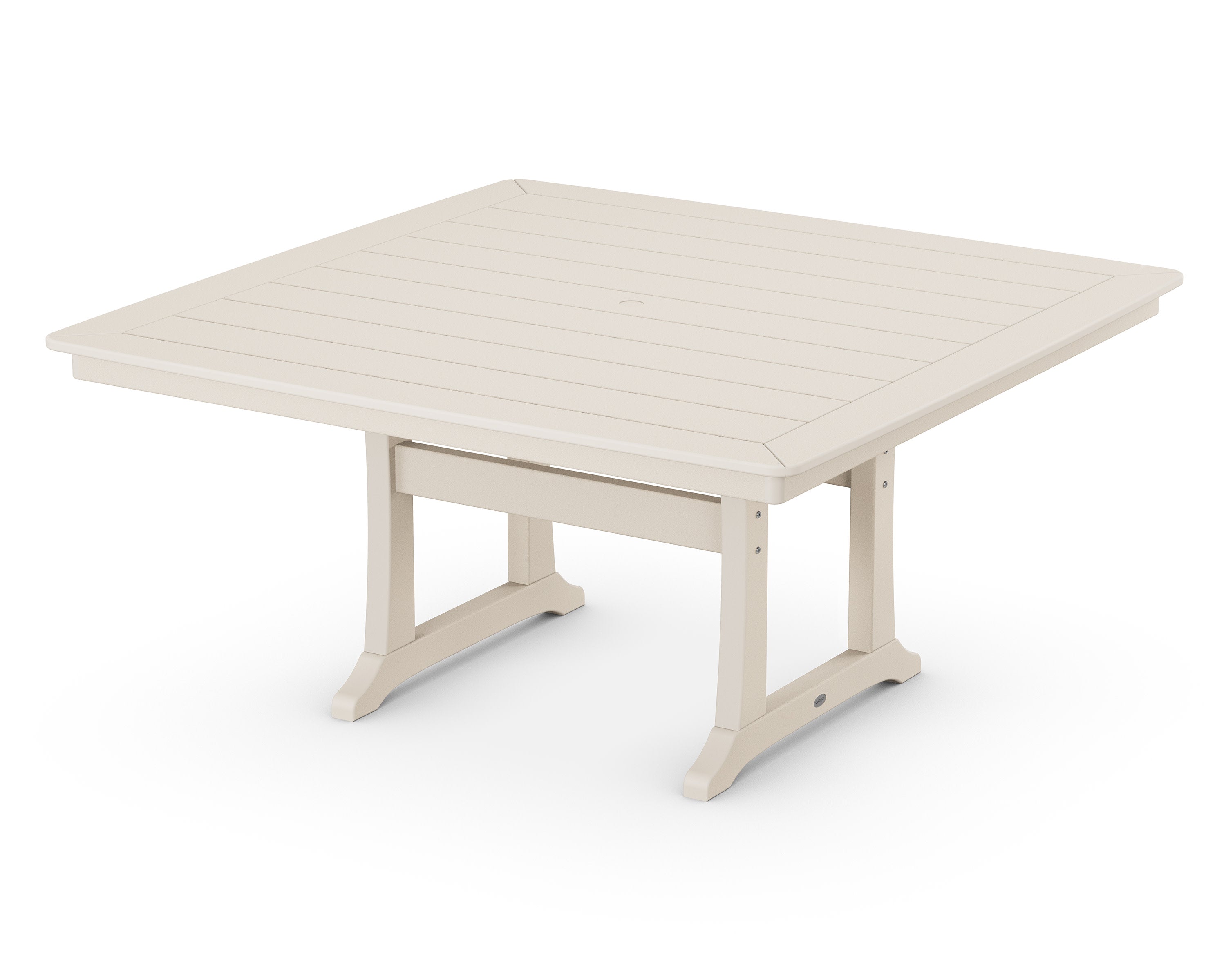 Nautical Trestle 59" Dining Table in Sand