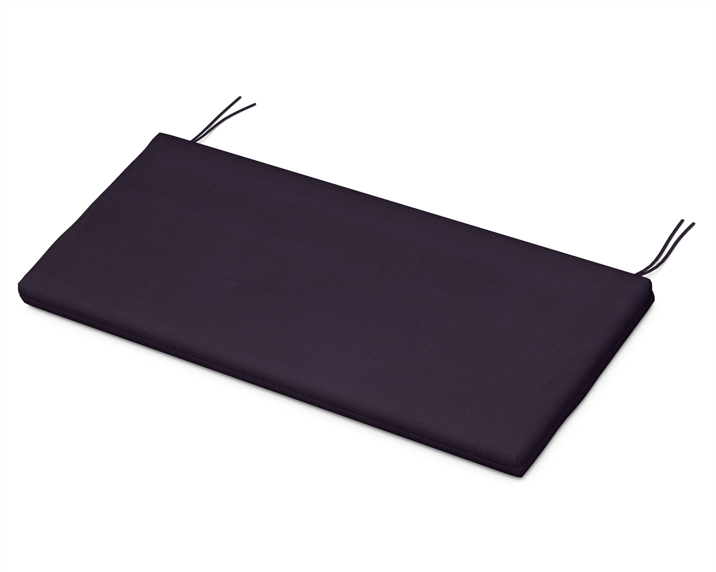 Bench Seat Cushion - 17.25"D x 43.5"W x 2.5"H in Navy Linen