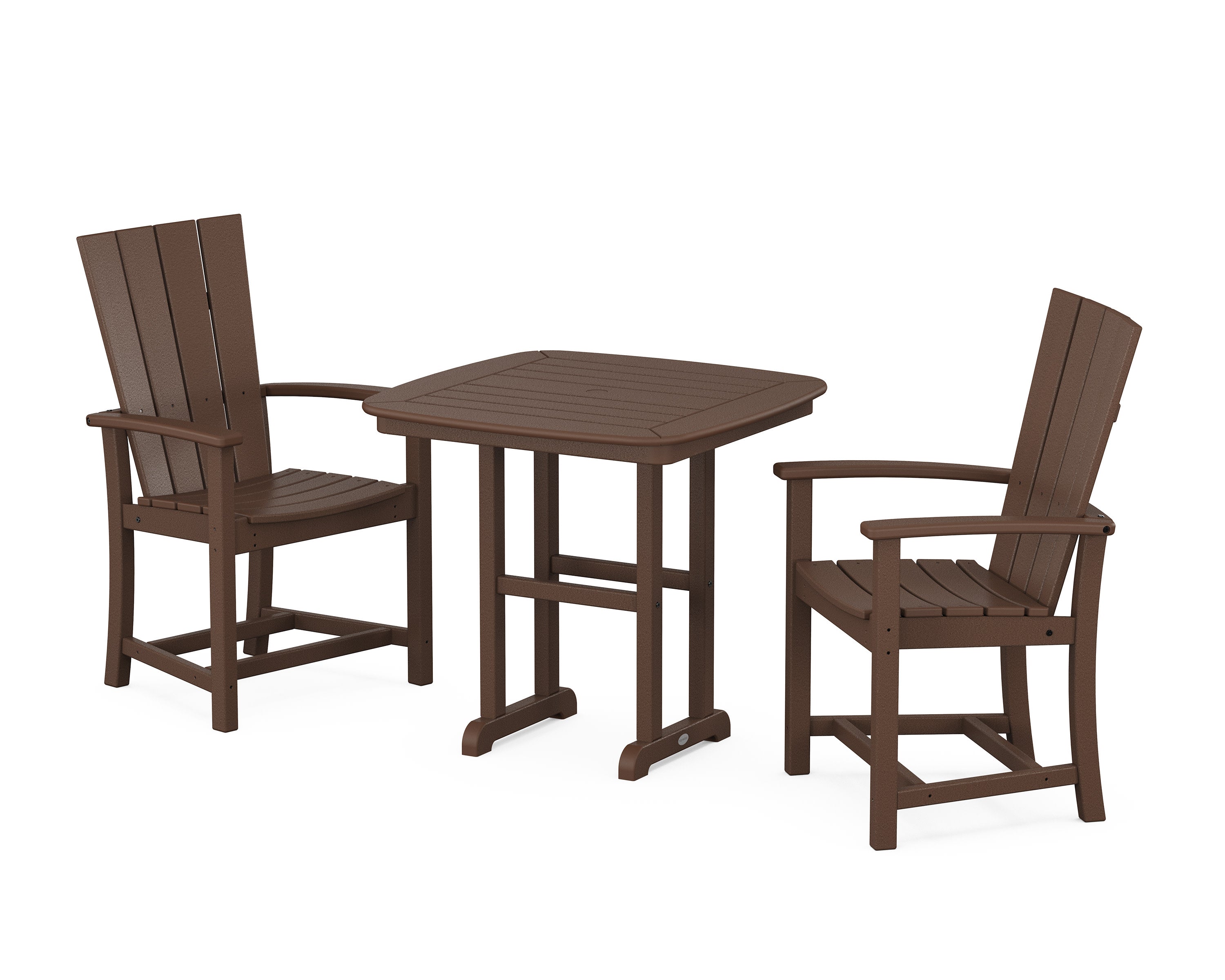 Quattro 3-Piece Dining Set in Mahogany