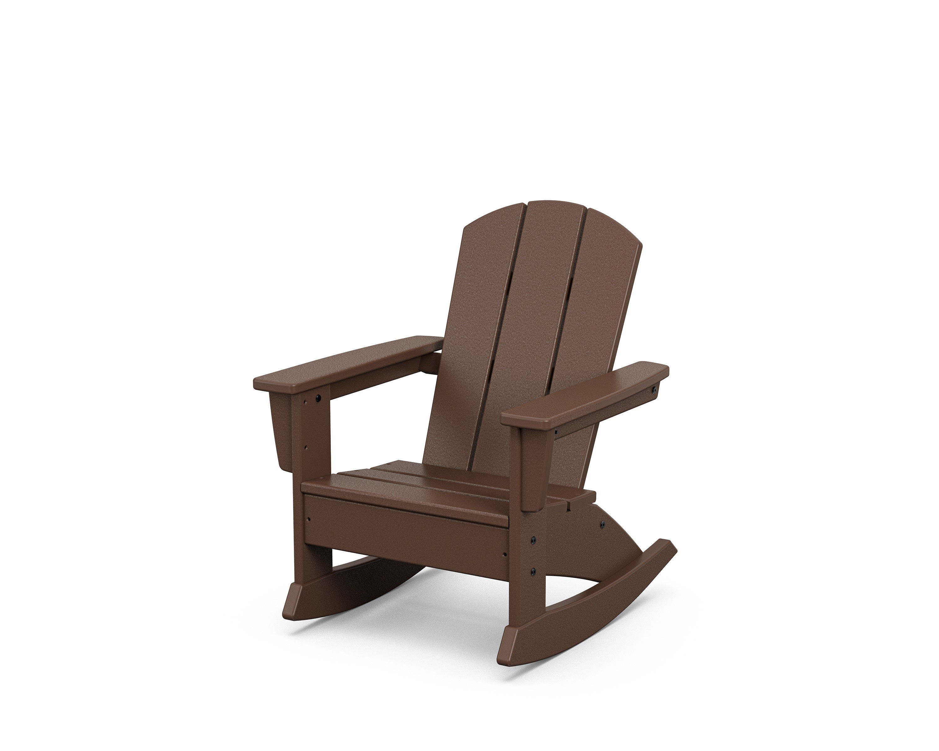 Kids Nautical Adirondack Rocking Chair in Mahogany