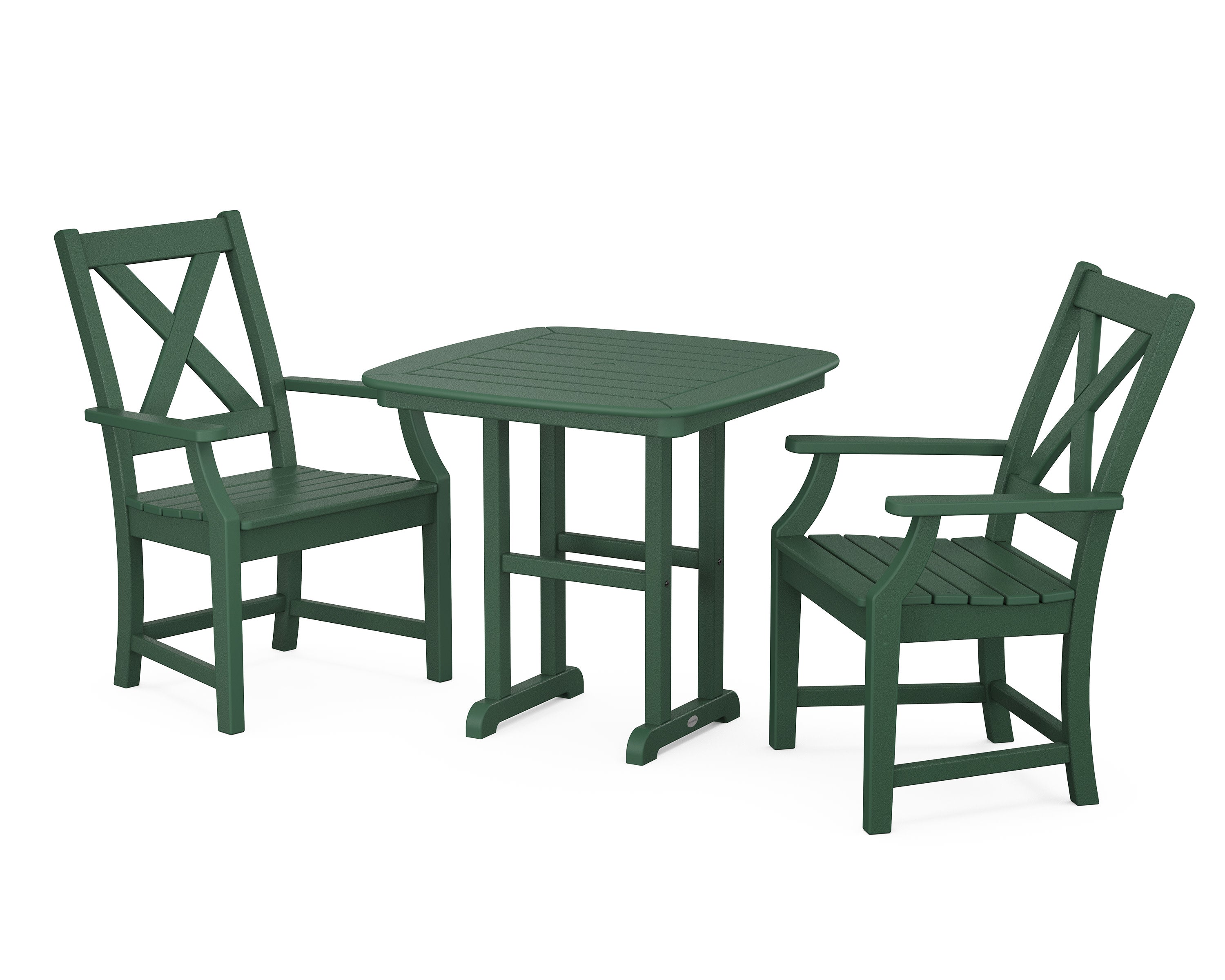 Braxton 3-Piece Dining Set in Green