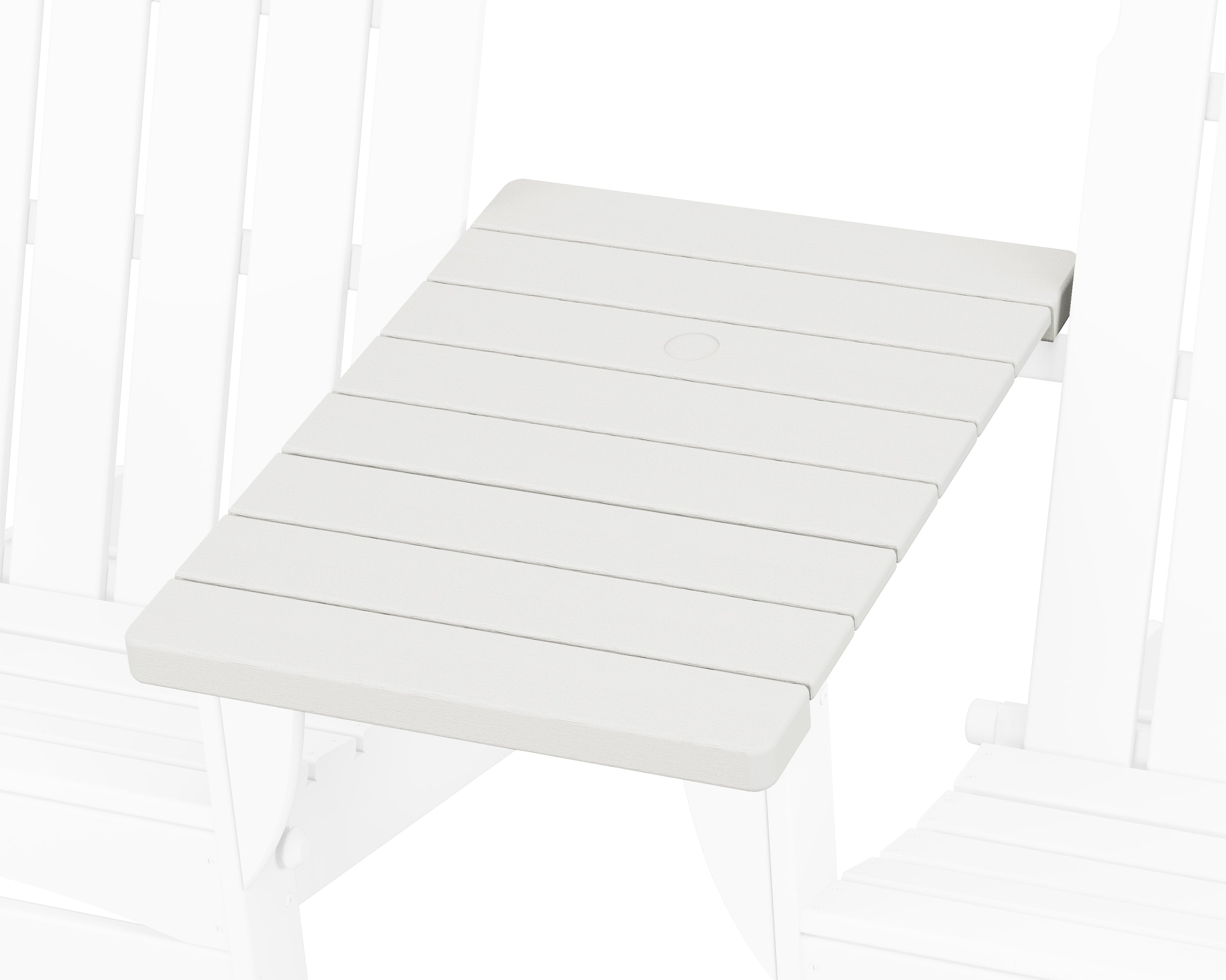 Classic Series Straight Adirondack Connecting Table in Vintage White