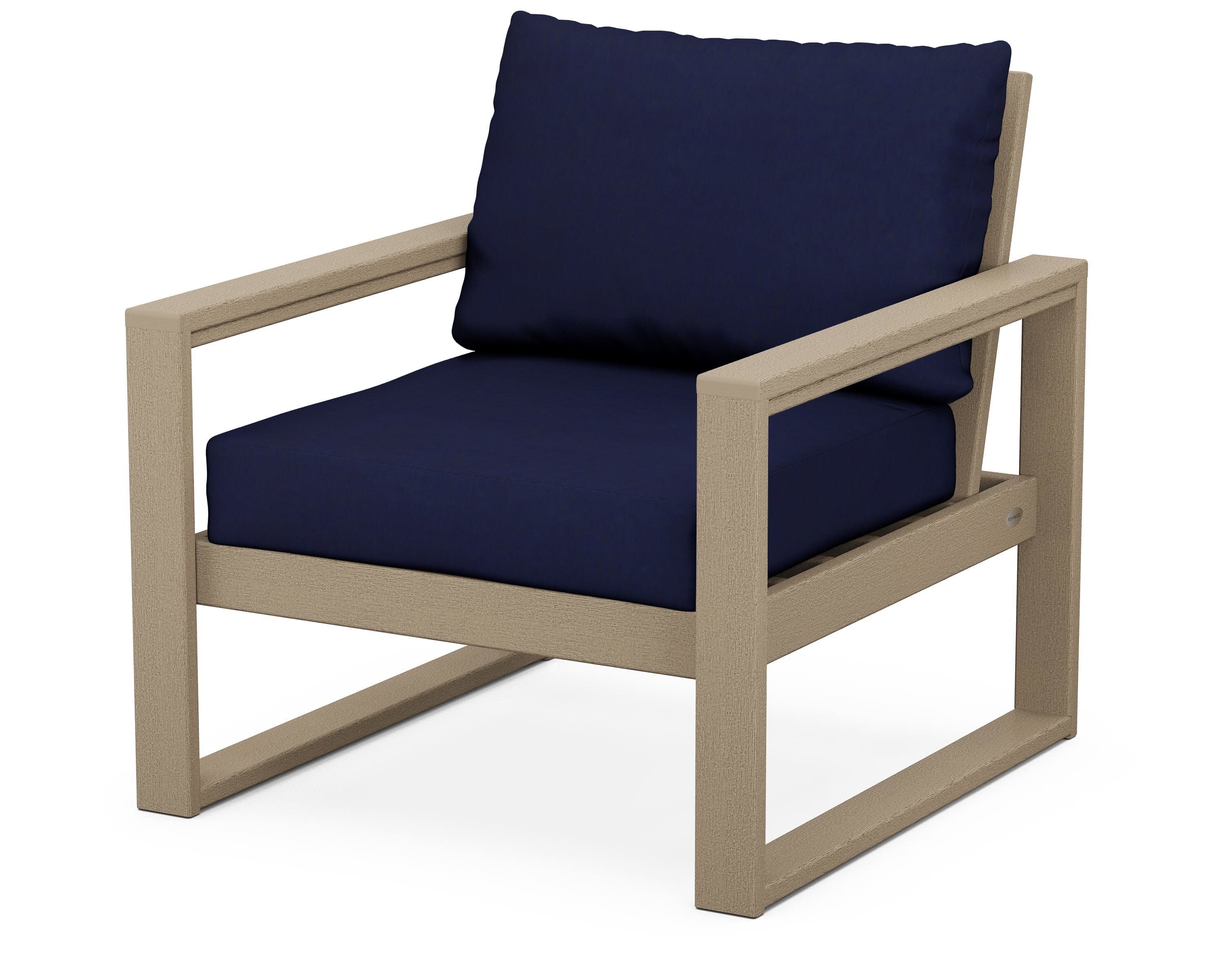 EDGE Club Chair in Vintage Sahara / Navy