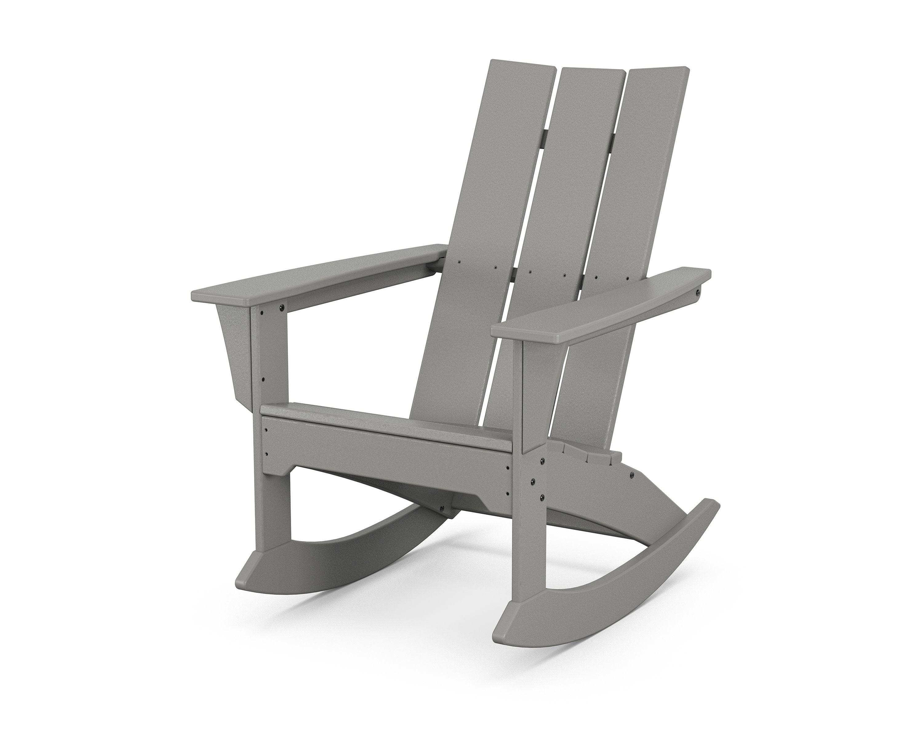 Modern Adirondack Rocker in Slate Grey