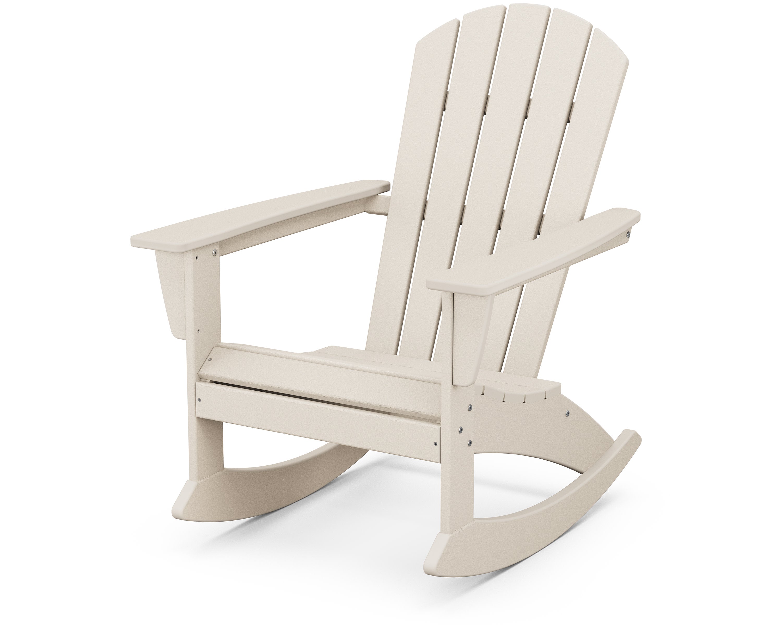 Nautical Adirondack Rocking Chair in Sand