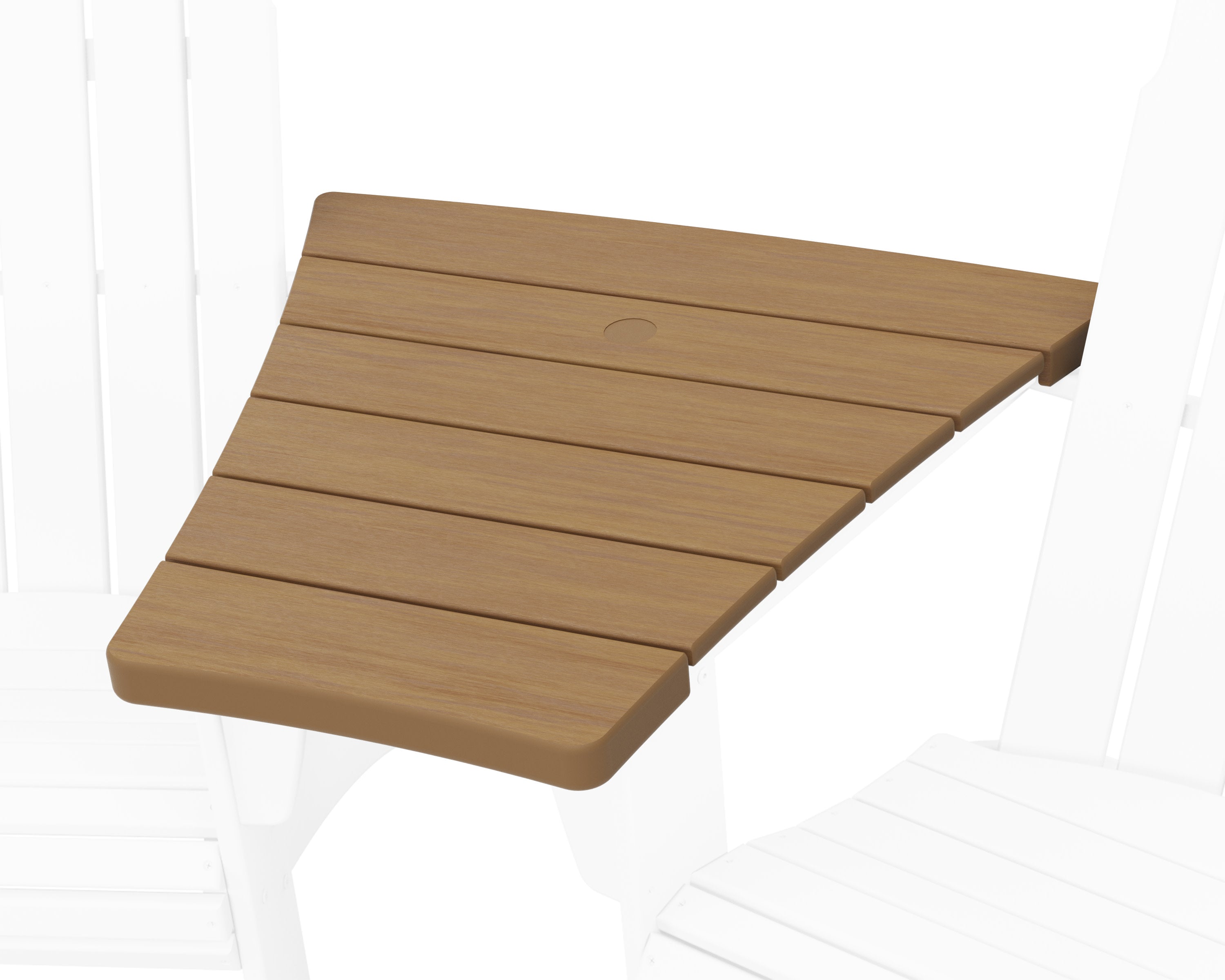 600 Series Angled Adirondack Connecting Table in Natural