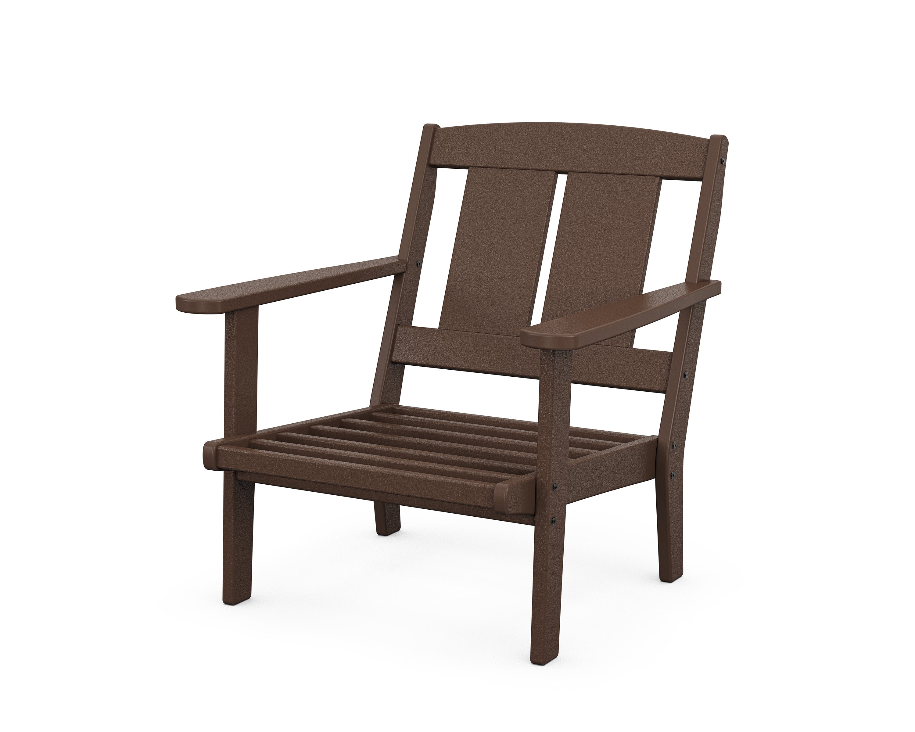 Mission Deep Seating Chair Frame in Mahogany