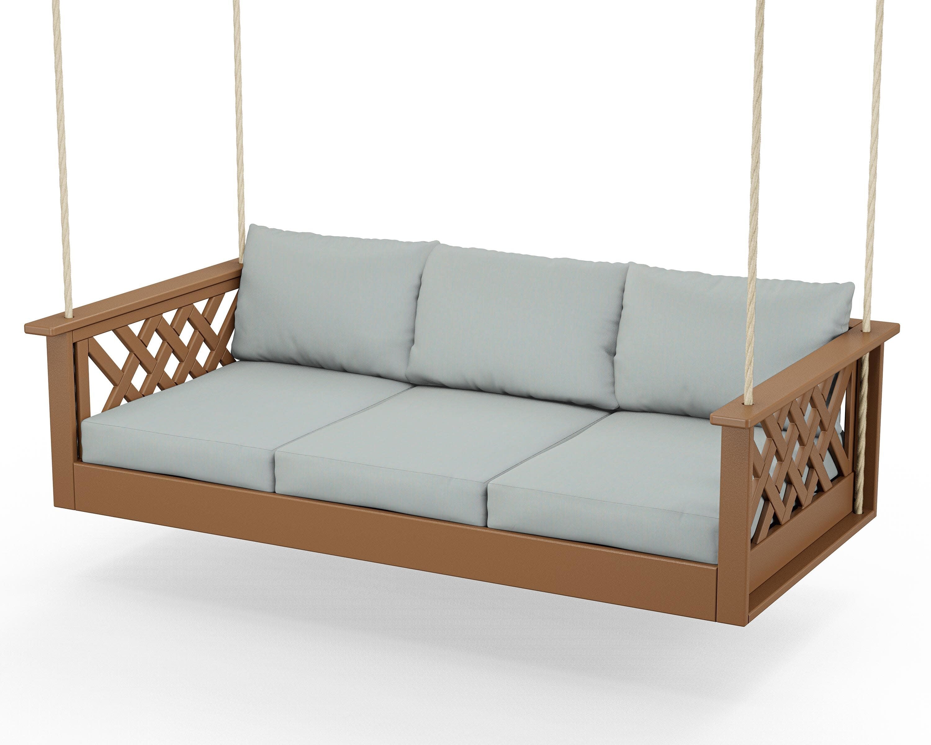 Wovendale Daybed Swing in Teak / Spa