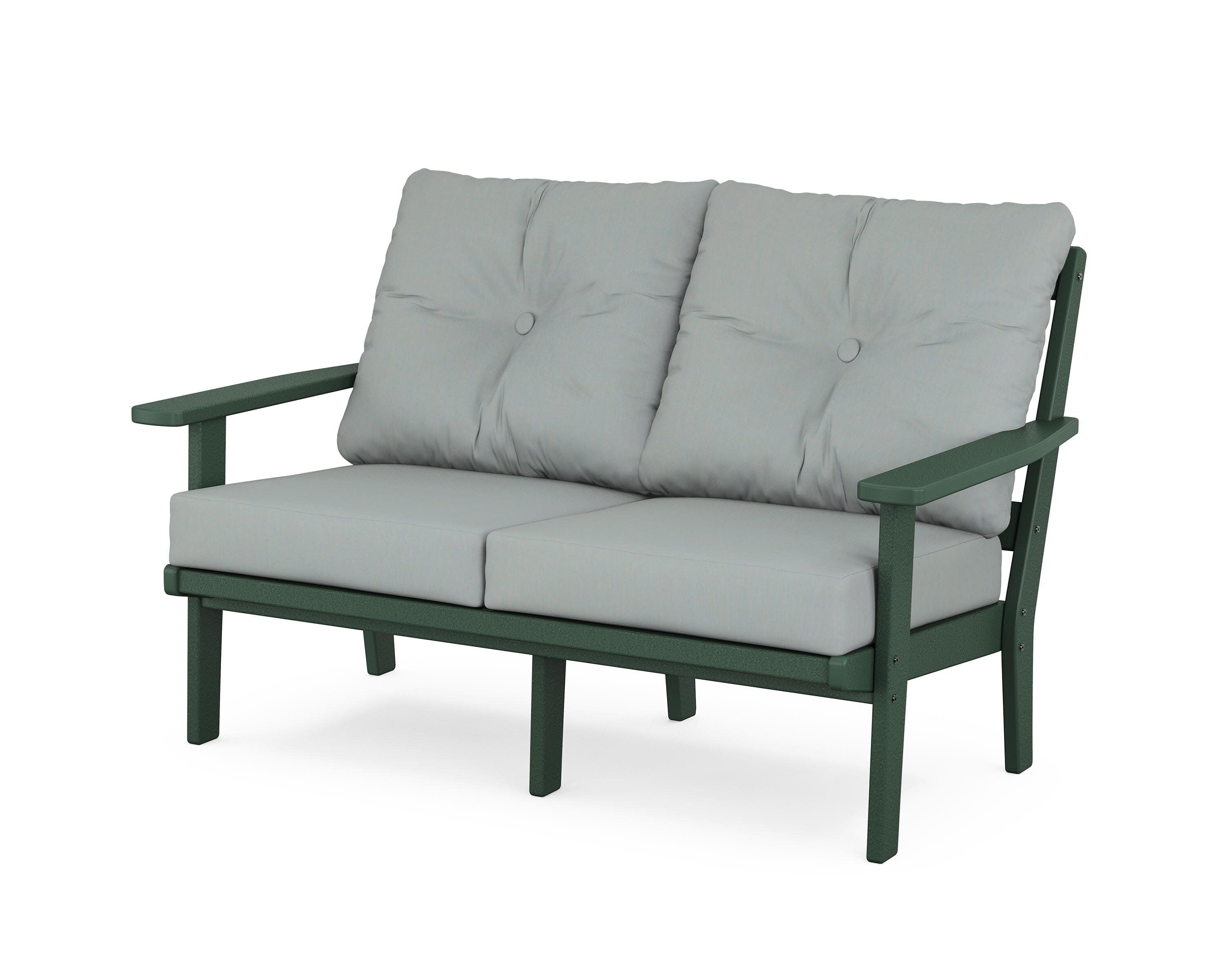 Oxford Deep SeatingLoveseat in Green / Spa