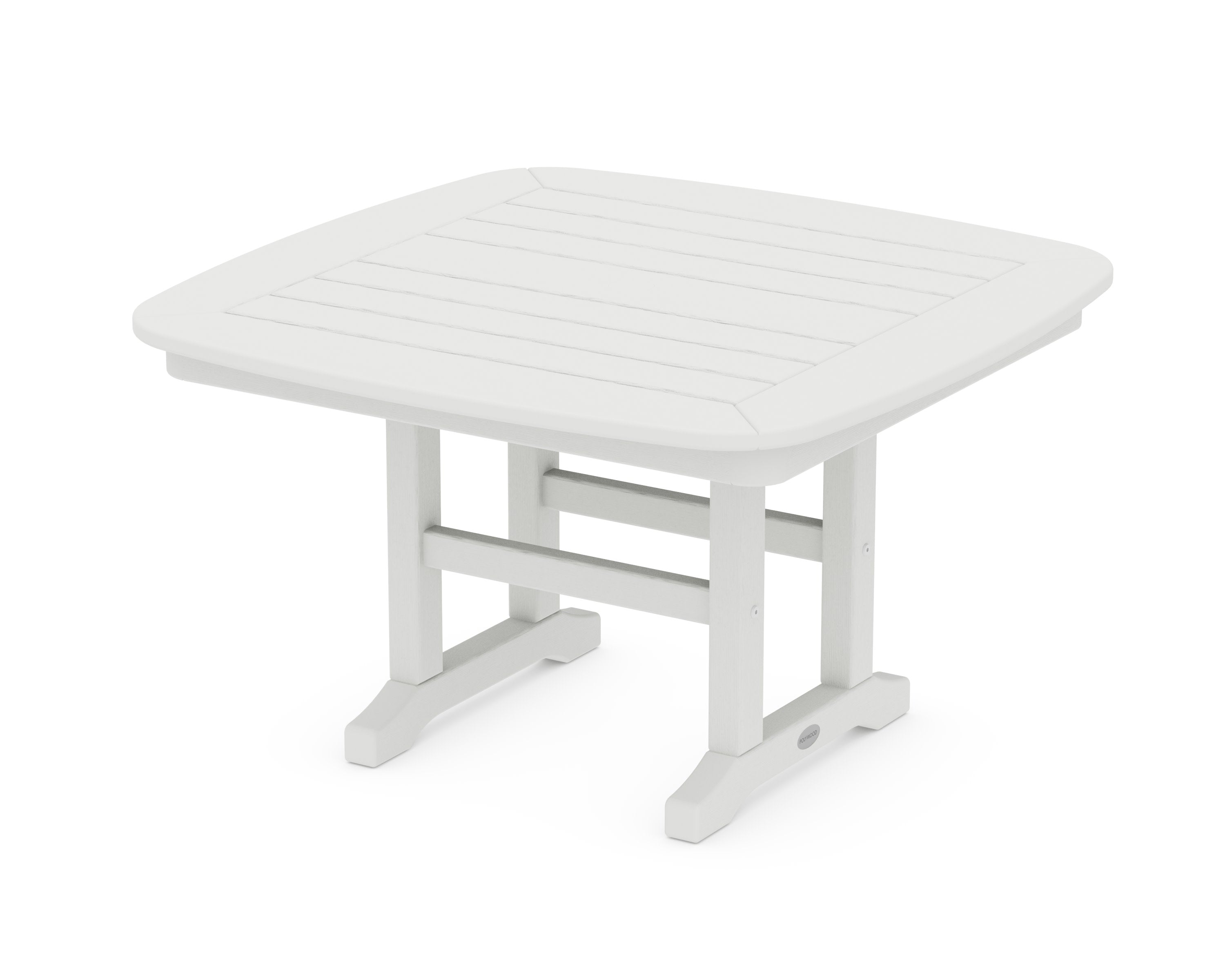 Nautical 31" Conversation Table in Vintage White