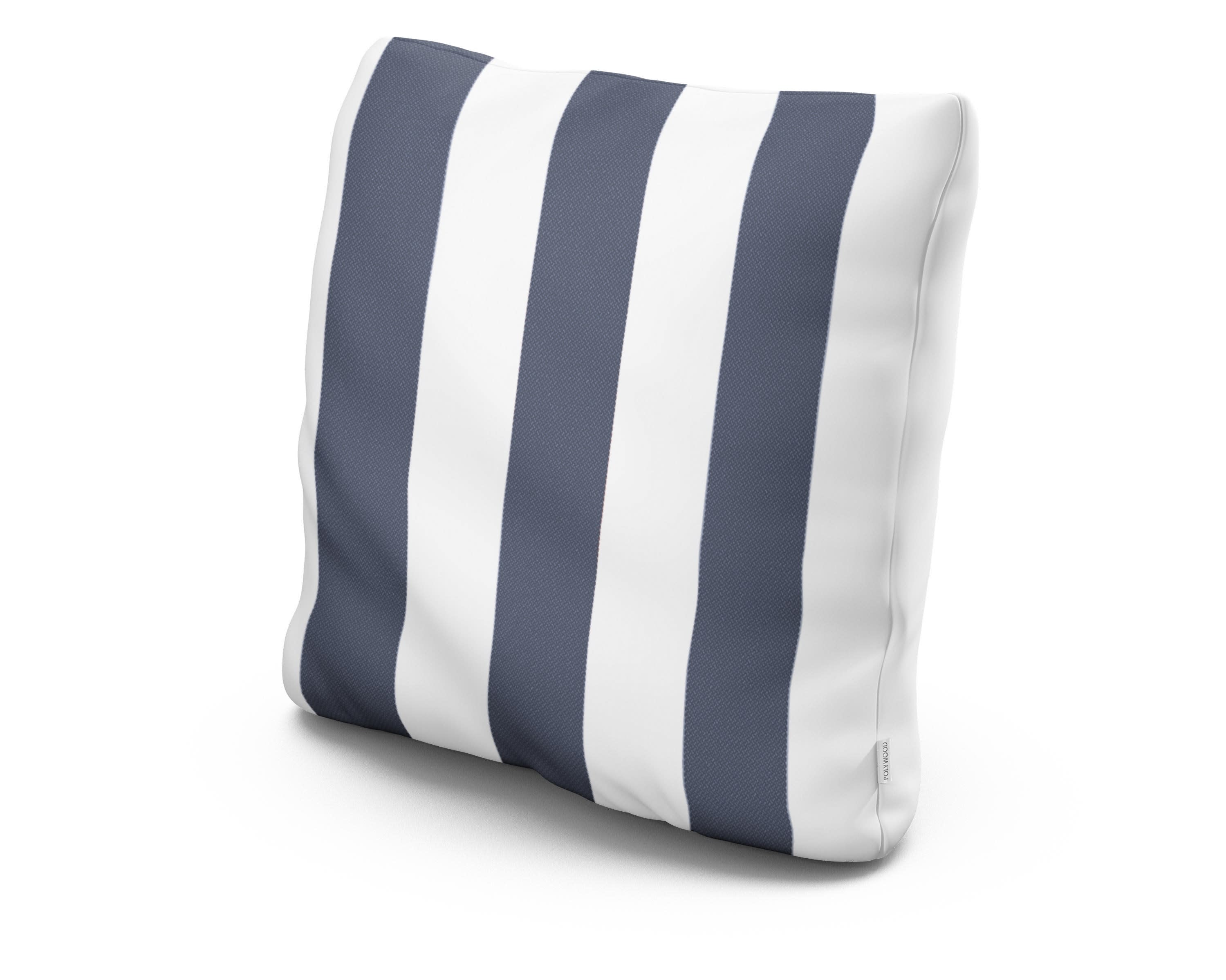 20" Outdoor Throw Pillow in Montdor Navy