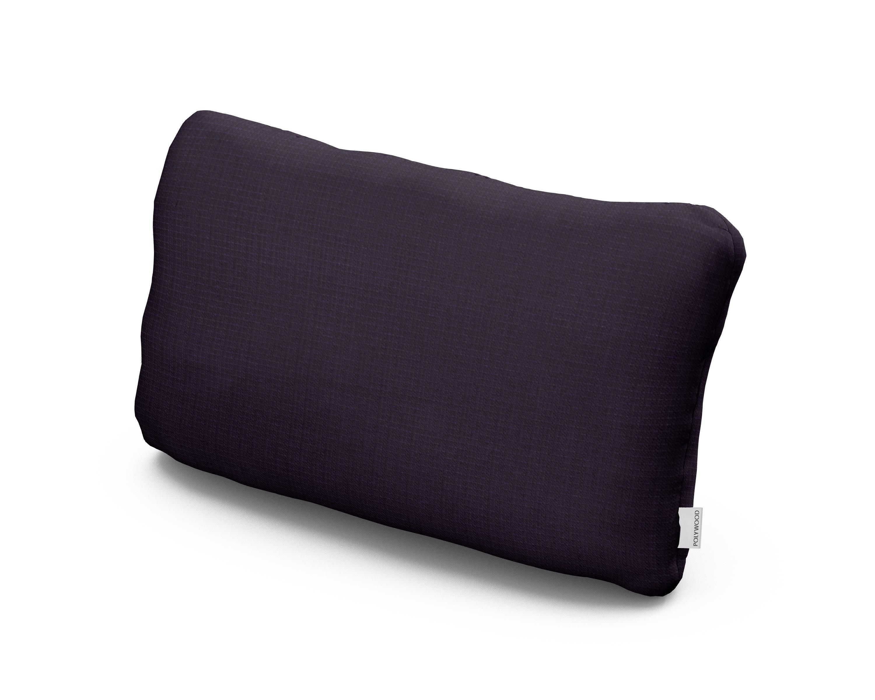 Outdoor Lumbar Pillow in Navy Linen