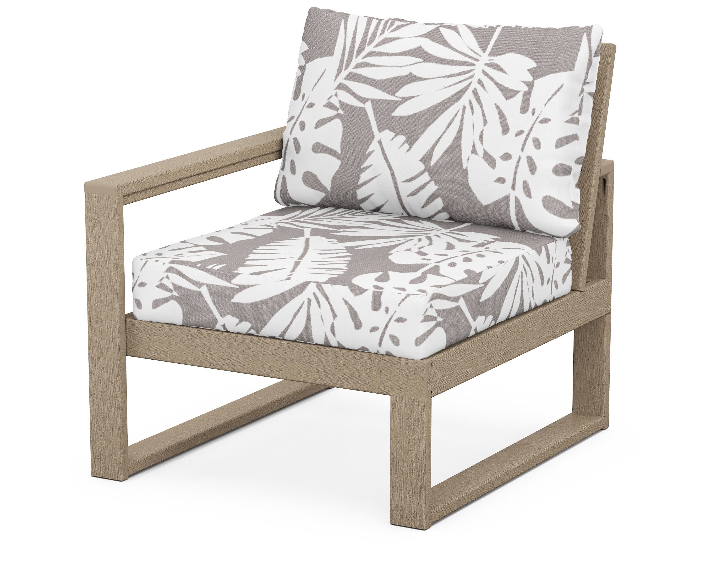 EDGE Modular Left Arm Chair in Vintage Sahara / Leaf Grey Mist