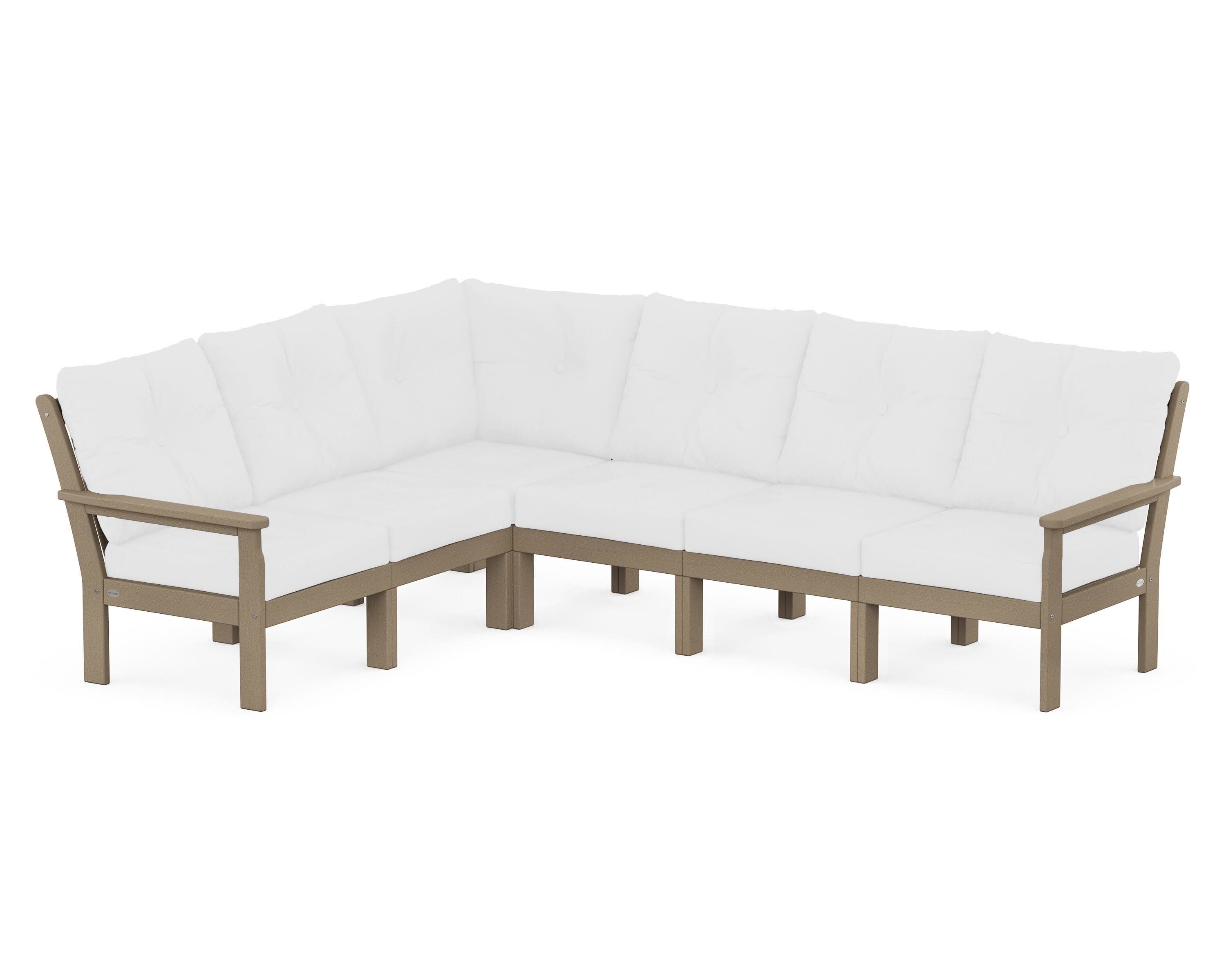 Vineyard 6-Piece Sectional in Vintage Sahara / Natural