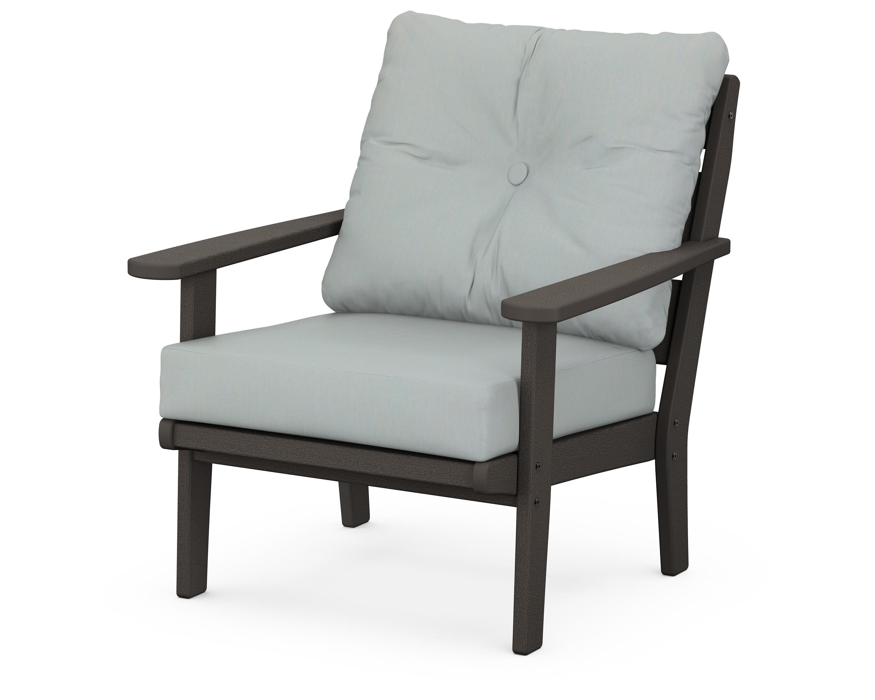 Lakeside Deep Seating Chair in Vintage Coffee / Spa