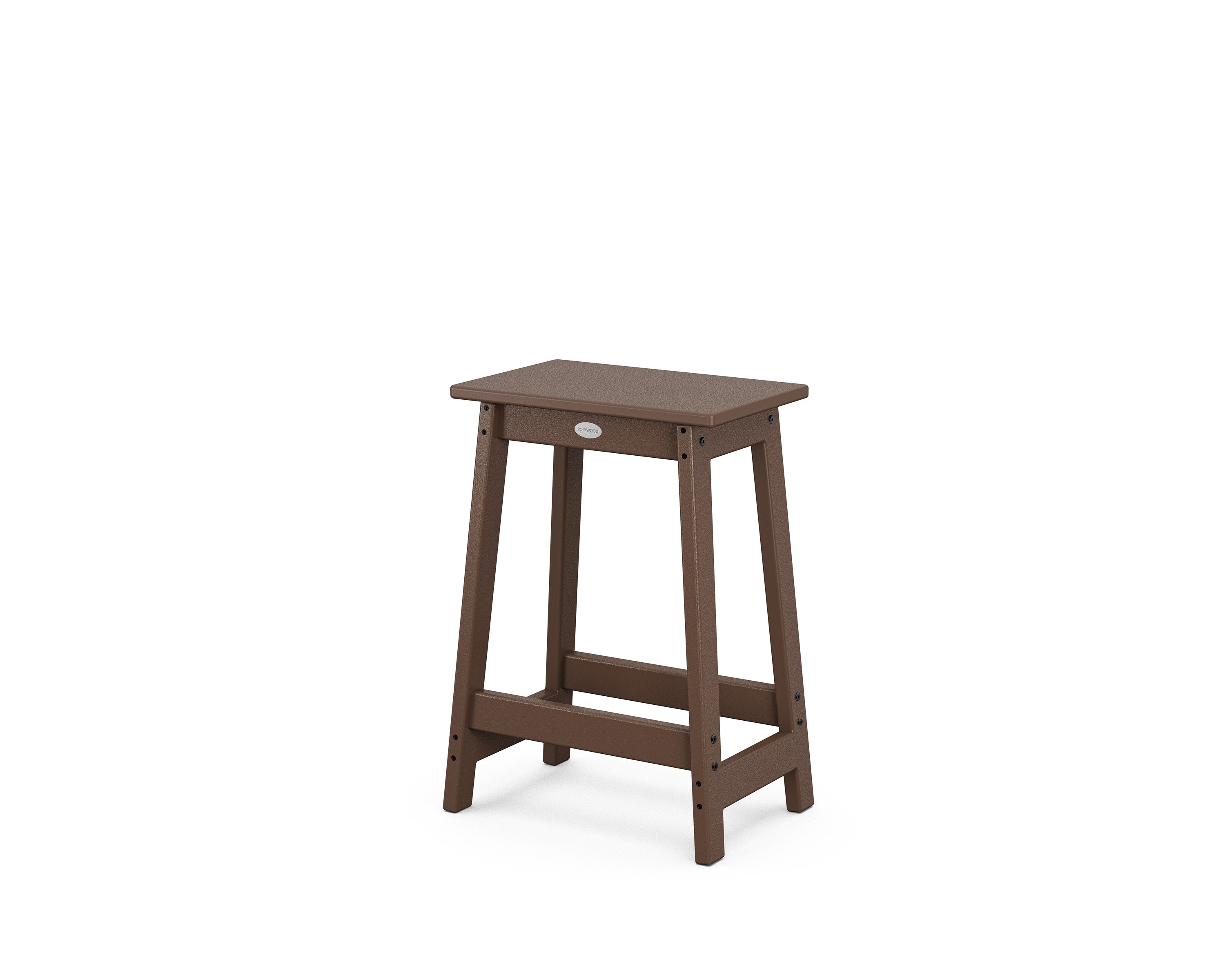 Modern Studio Counter Stool in Mahogany
