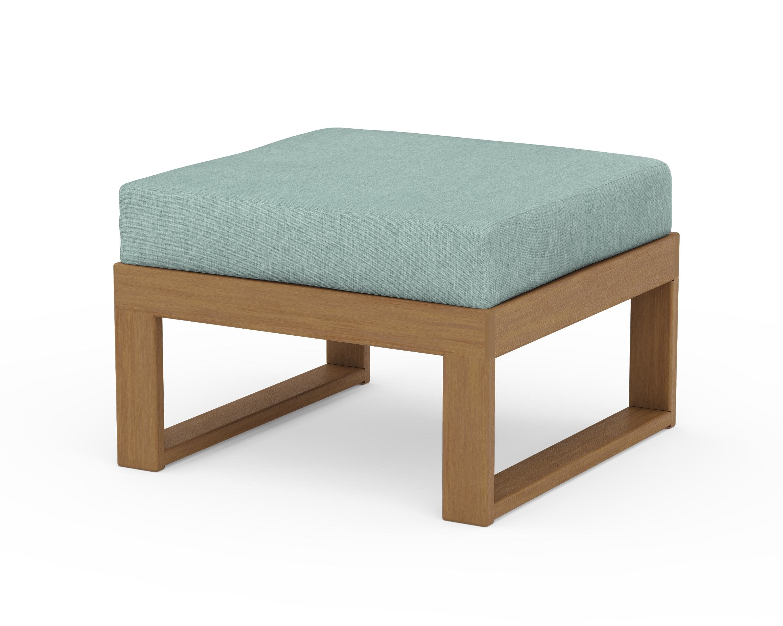 Modular Ottoman - Modern in Natural / Glacier Spa