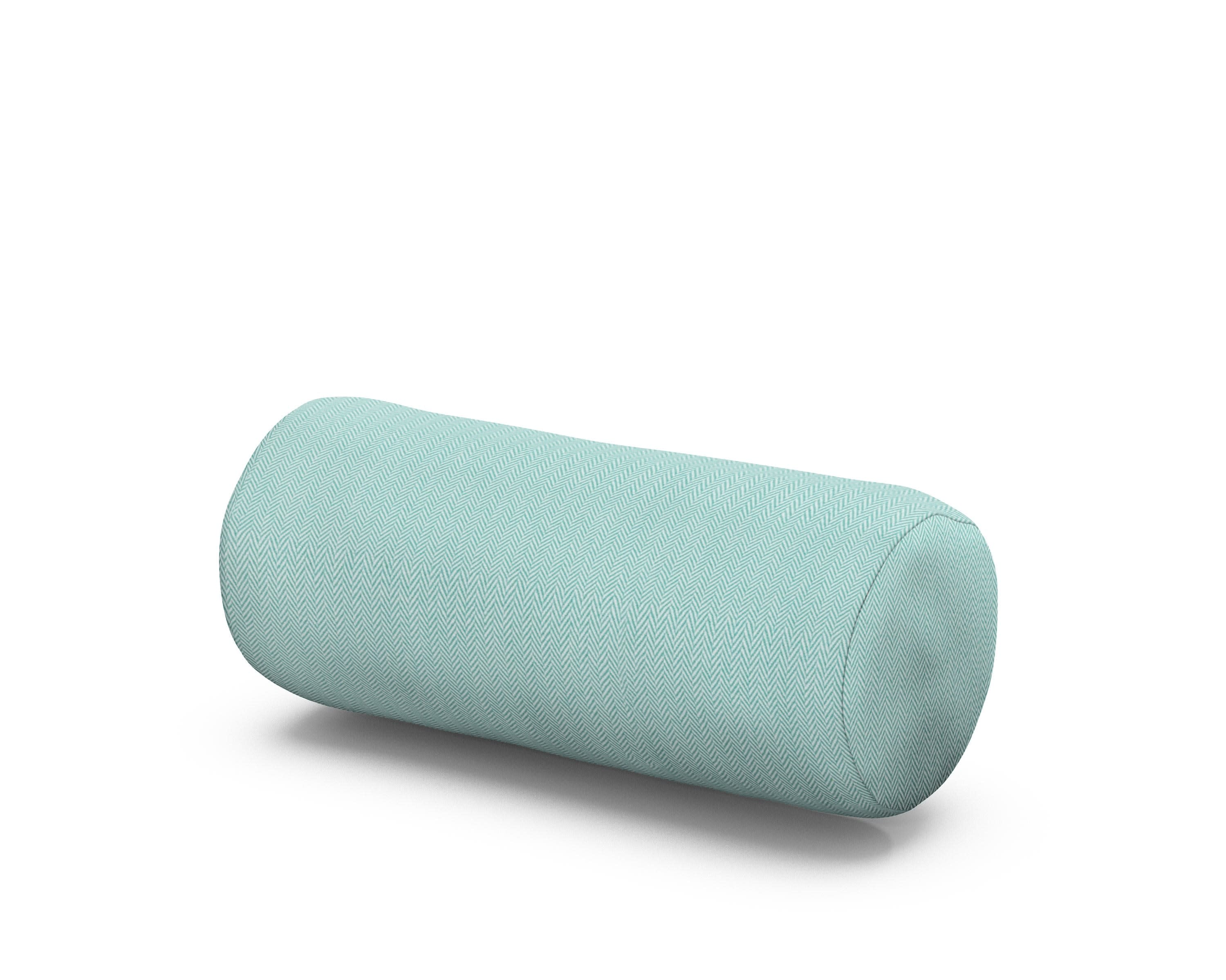 Outdoor Bolster Pillow in Primary Colors Teal
