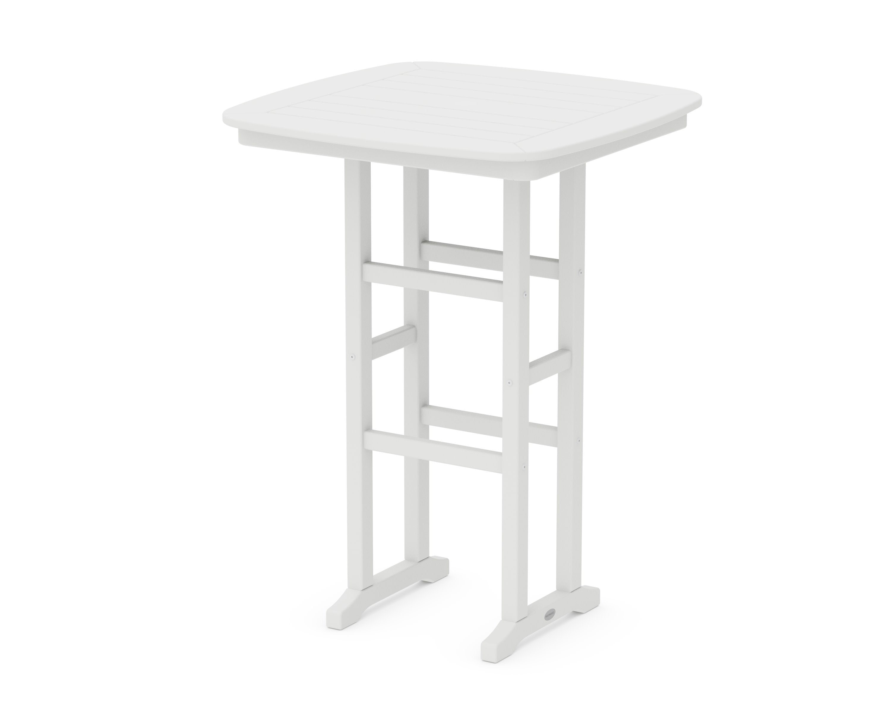 Nautical 31" Bar Table in White