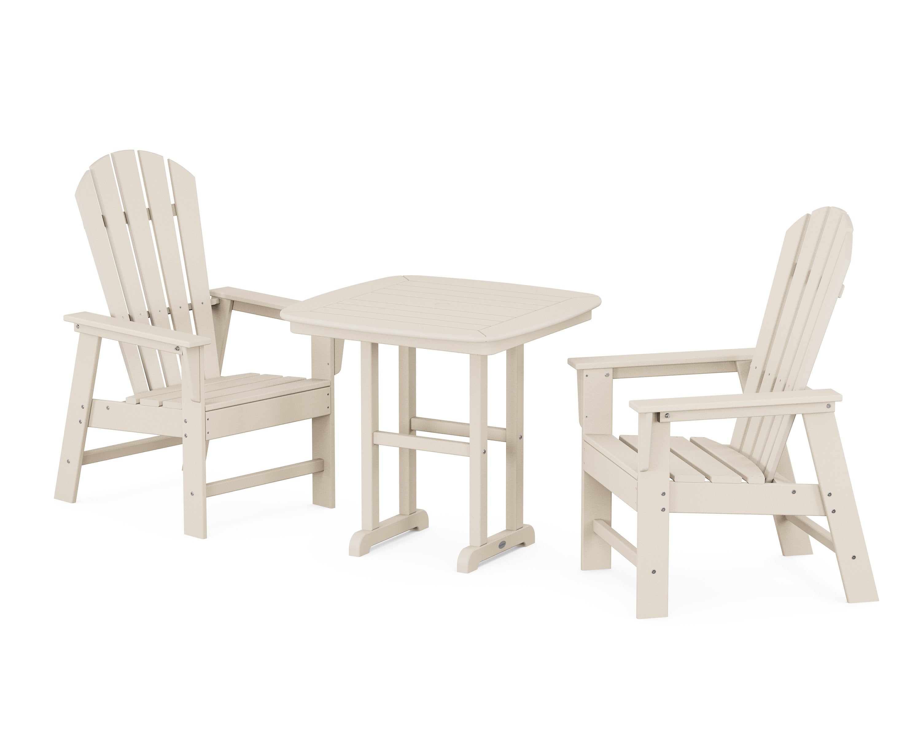 South Beach 3-Piece Dining Set in Sand