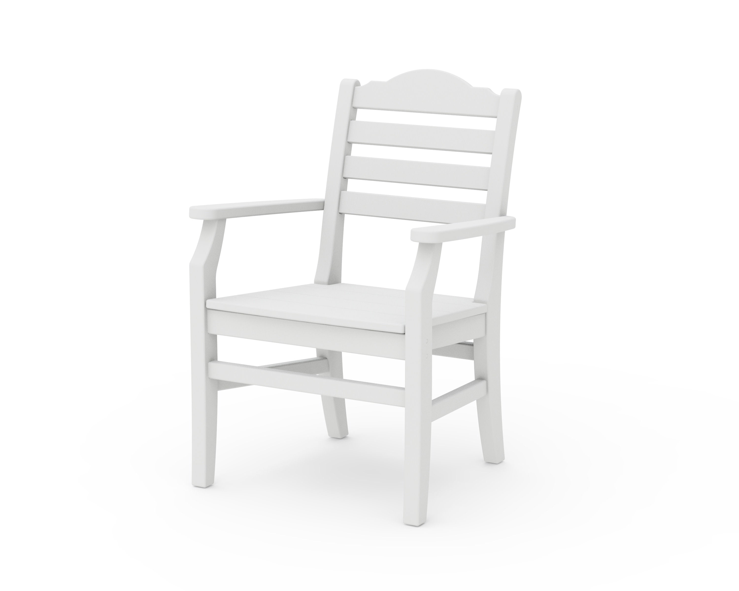 Savannah Dining Arm Chair in White
