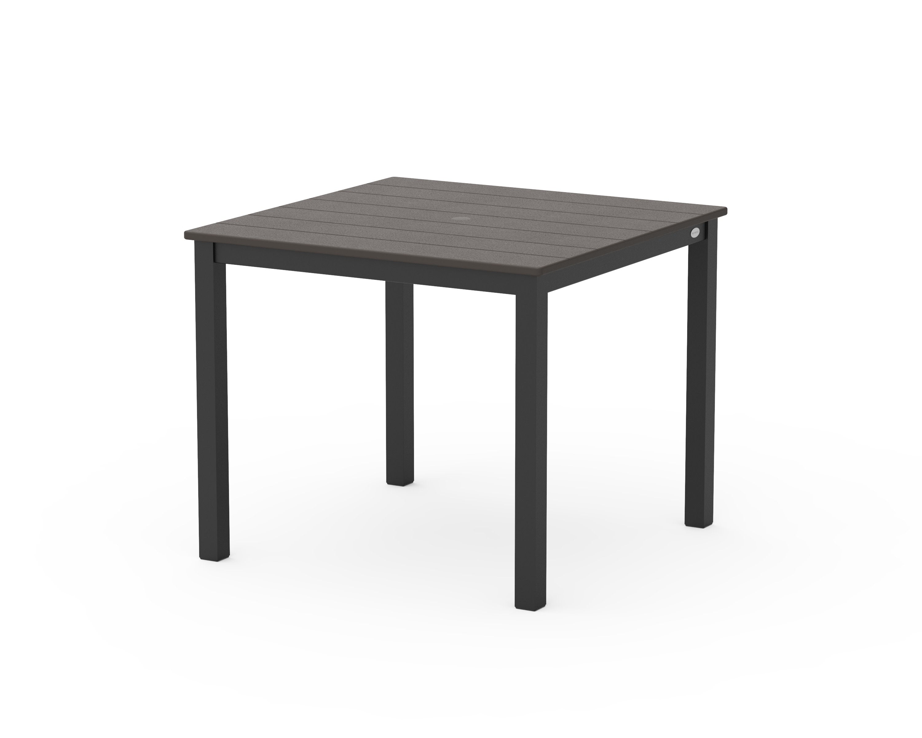 Main Street 36" x 36" Dining Table in Black / Vintage Coffee