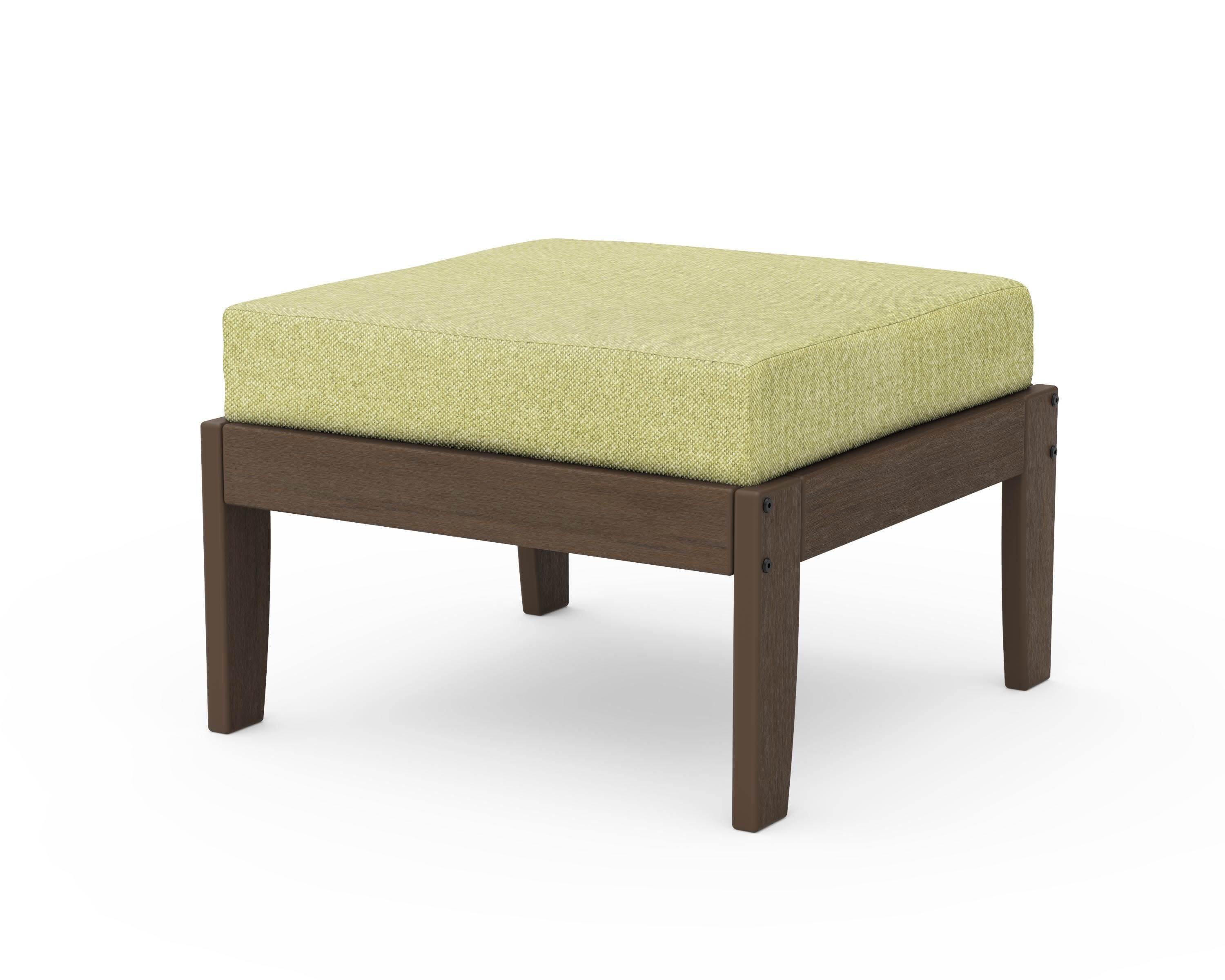 Modular Ottoman - Classic in Kona / Chartreuse Boucle