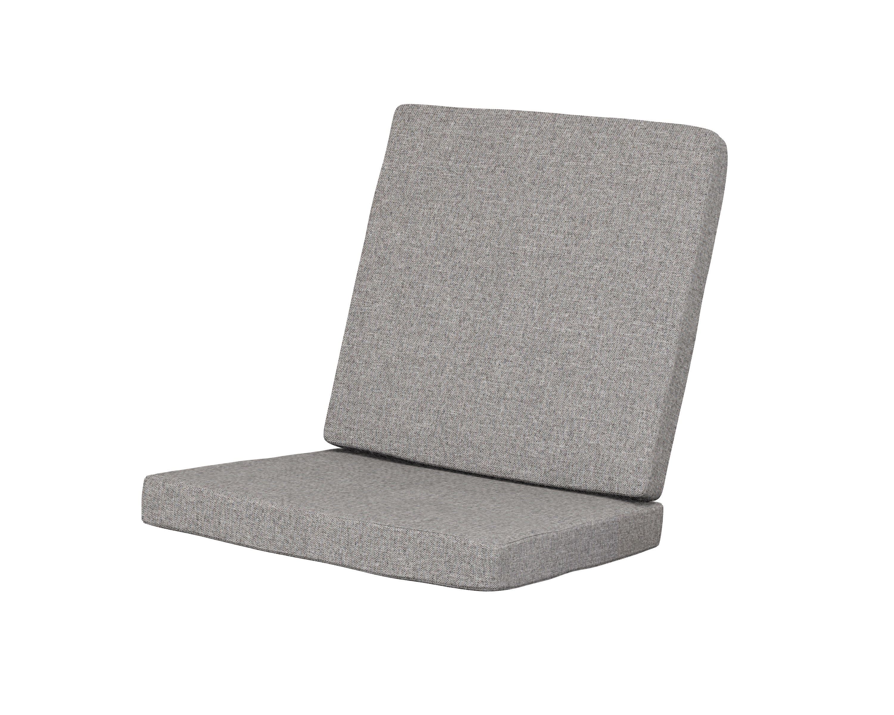 Modern Chair Cushion in Grey Mist