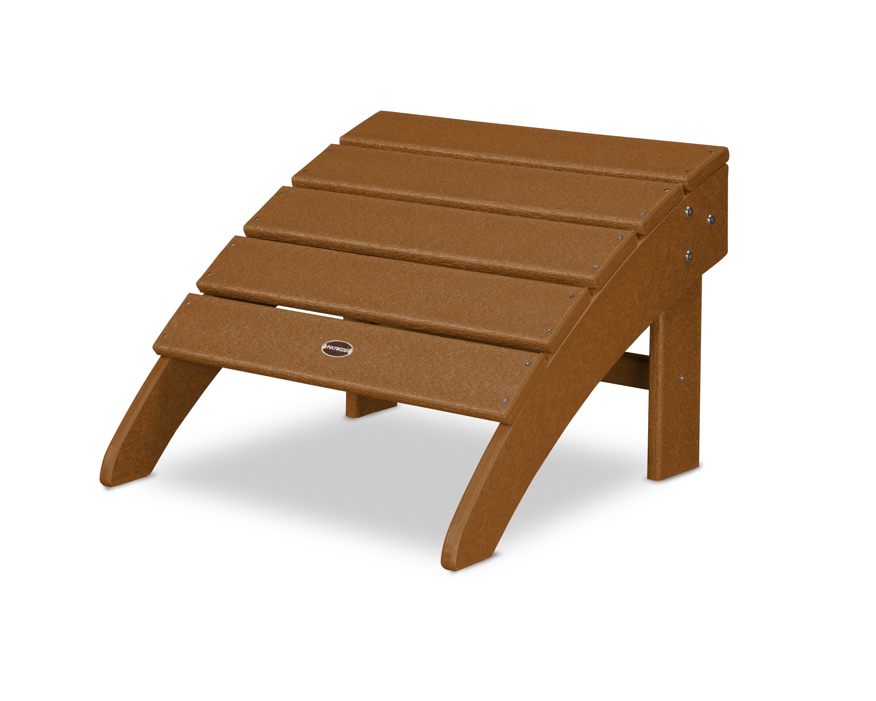 Palm Coast Ottoman in Teak