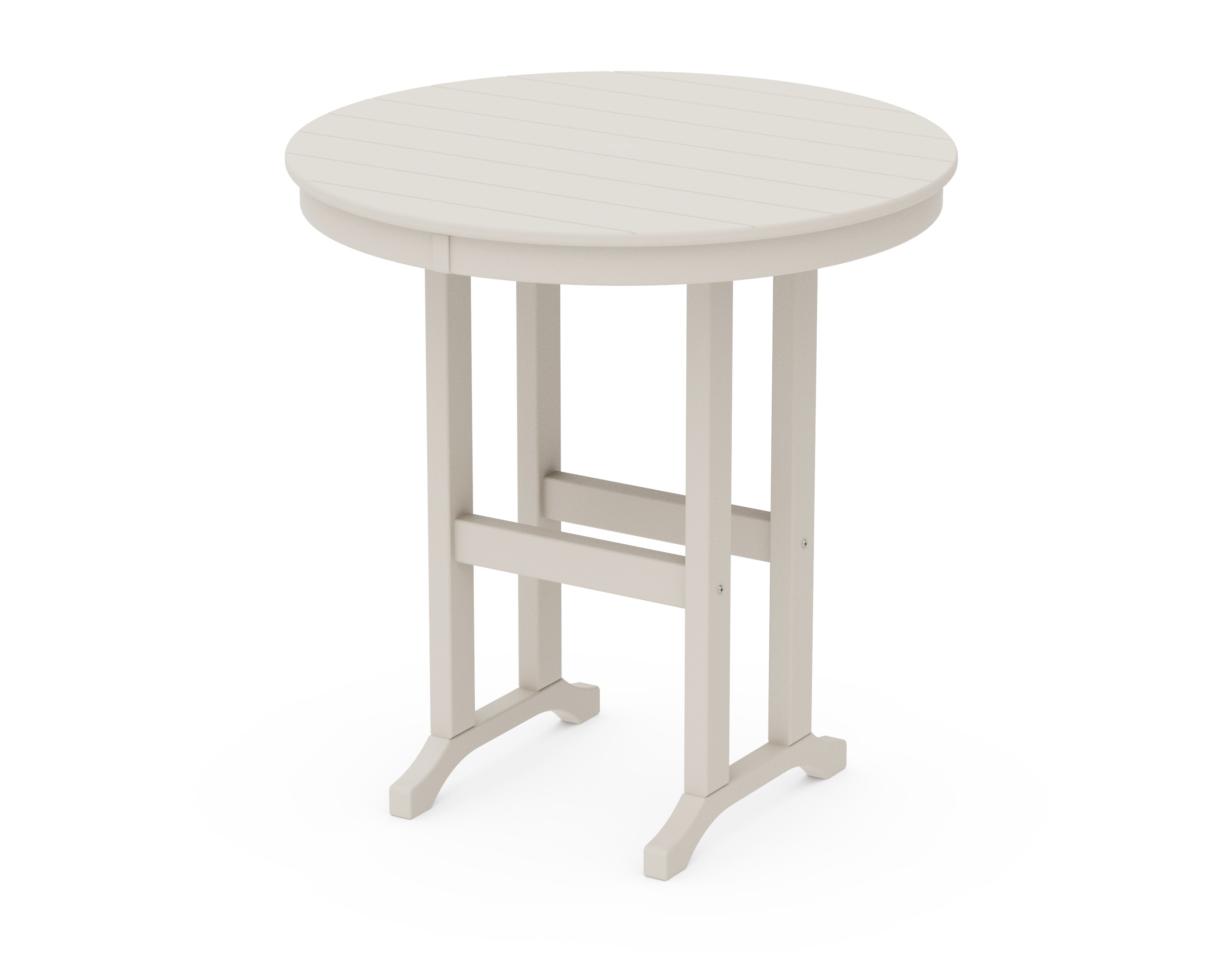 36" Round Farmhouse Counter Table in Sand