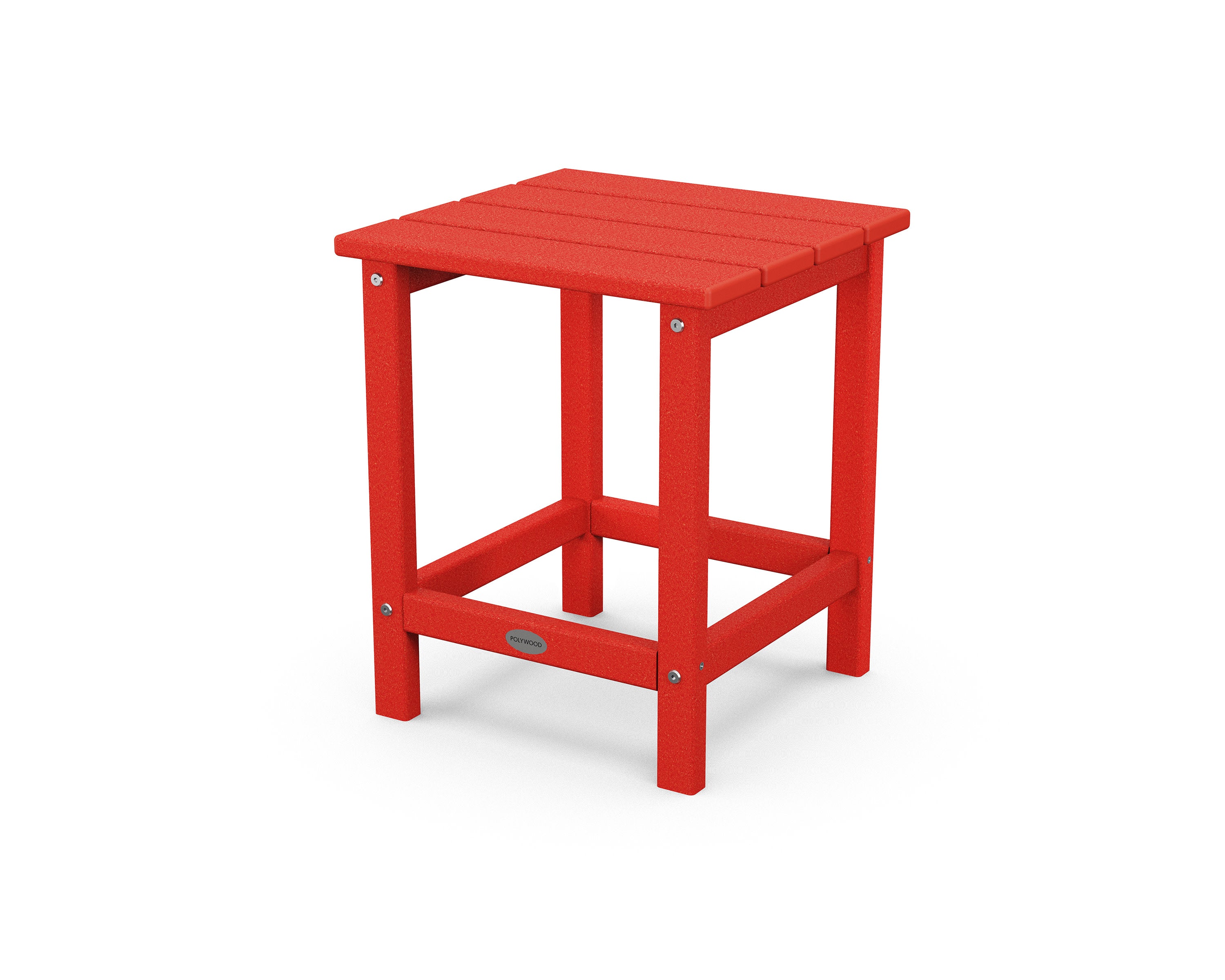 Long Island 18" Side Table in Sunset Red