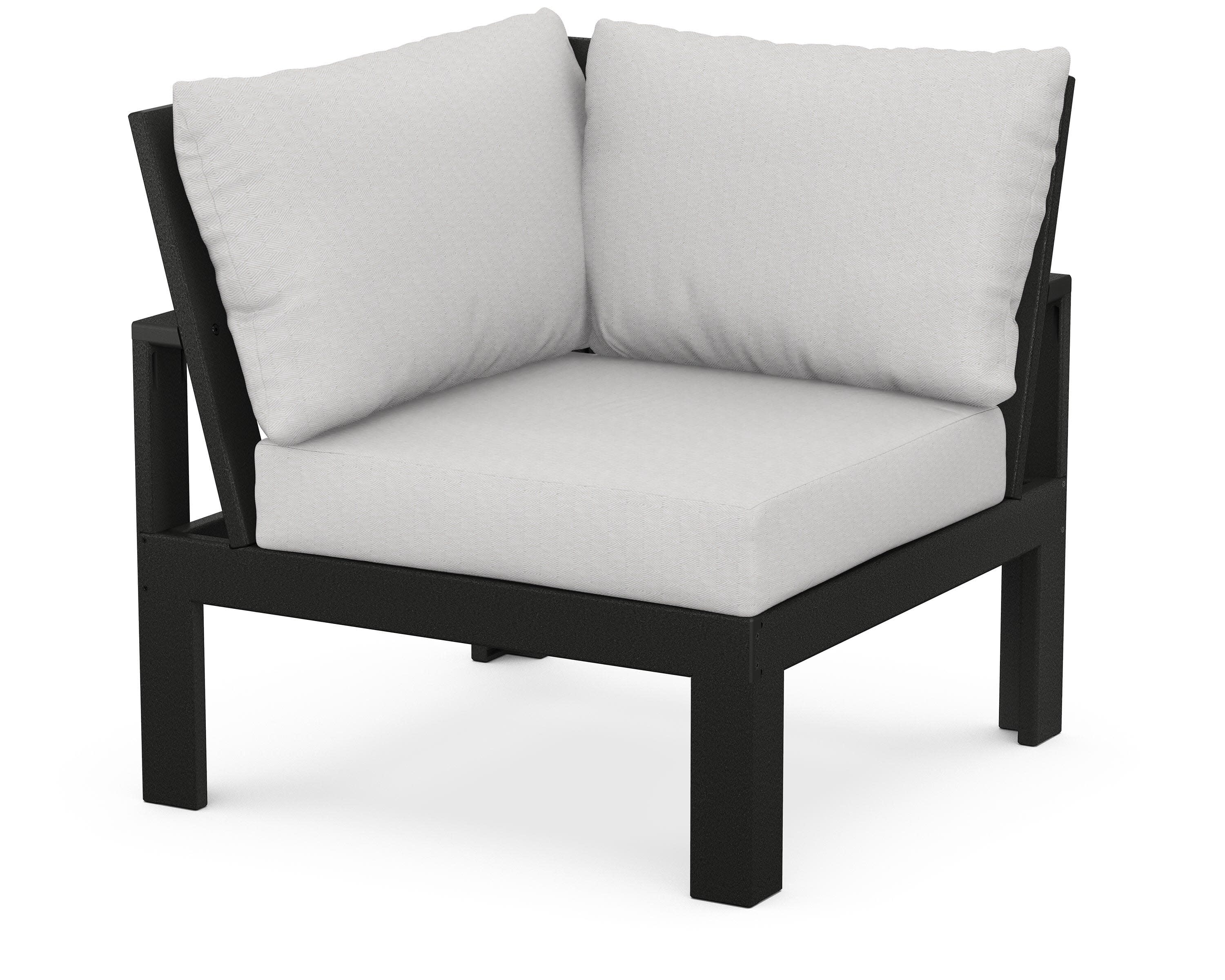 Modular Corner Chair in Black / Diamond in the Rough