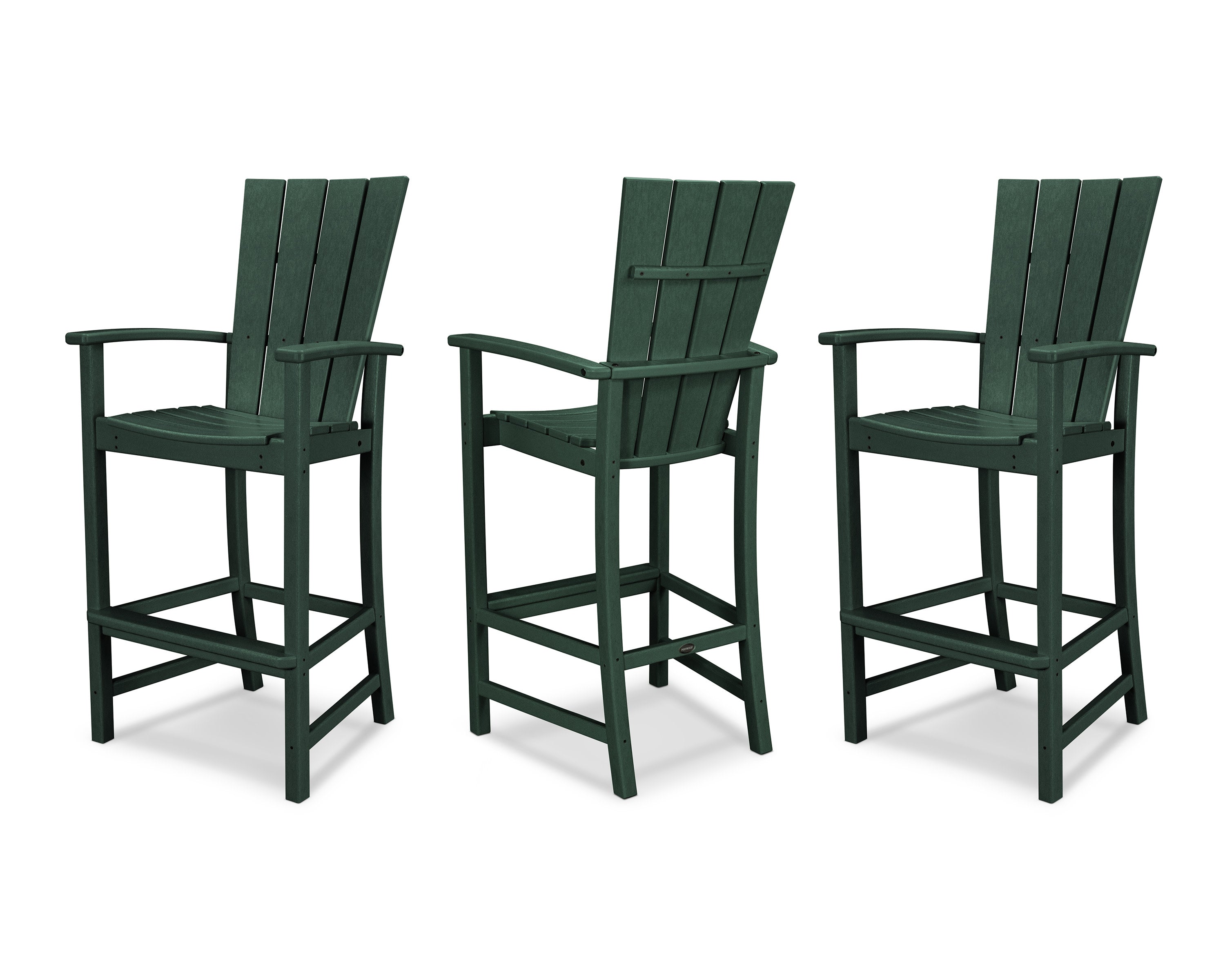 Quattro 3-Piece Bar Set in Green