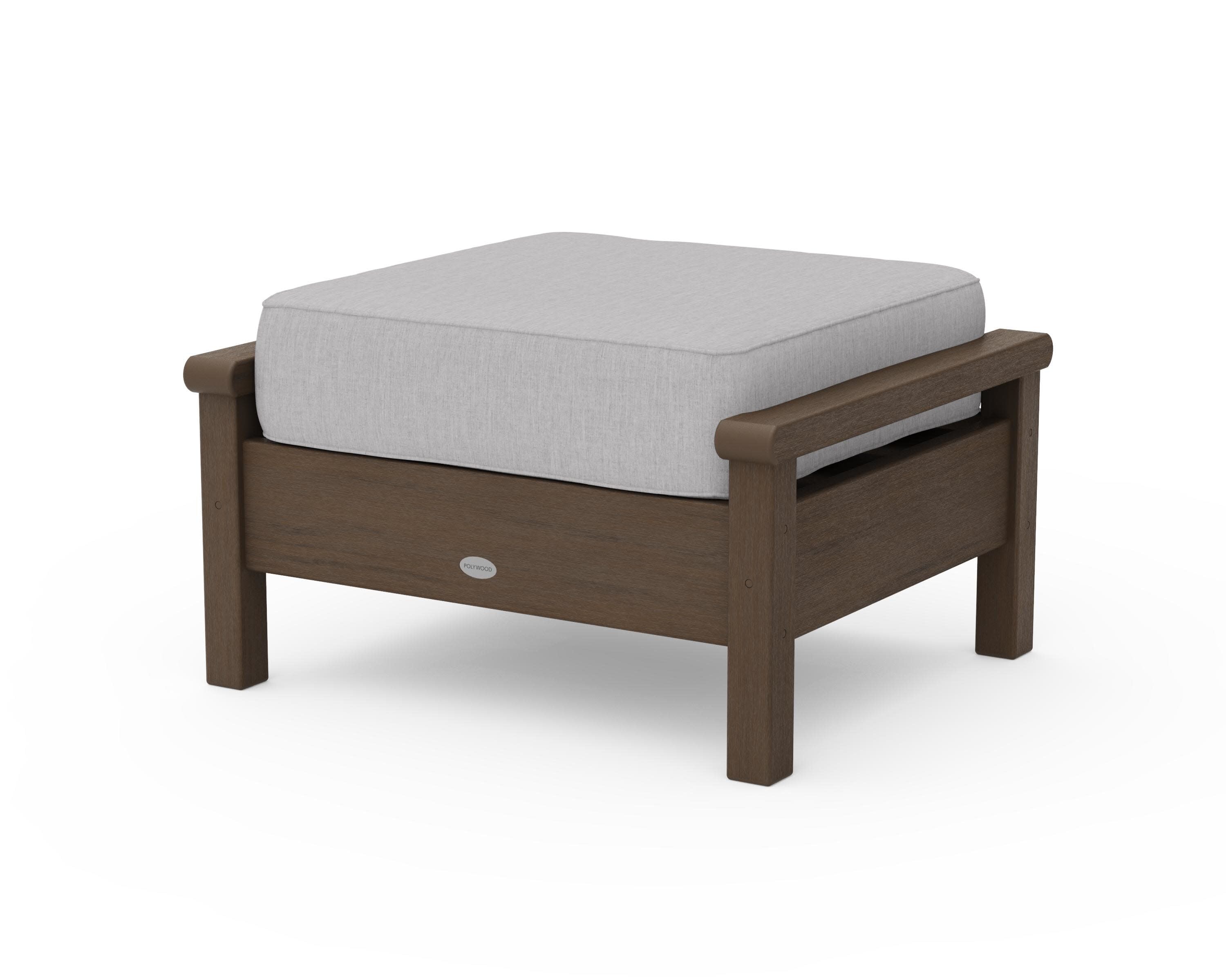 Harbour Deep Seating Ottoman in Kona / Granite