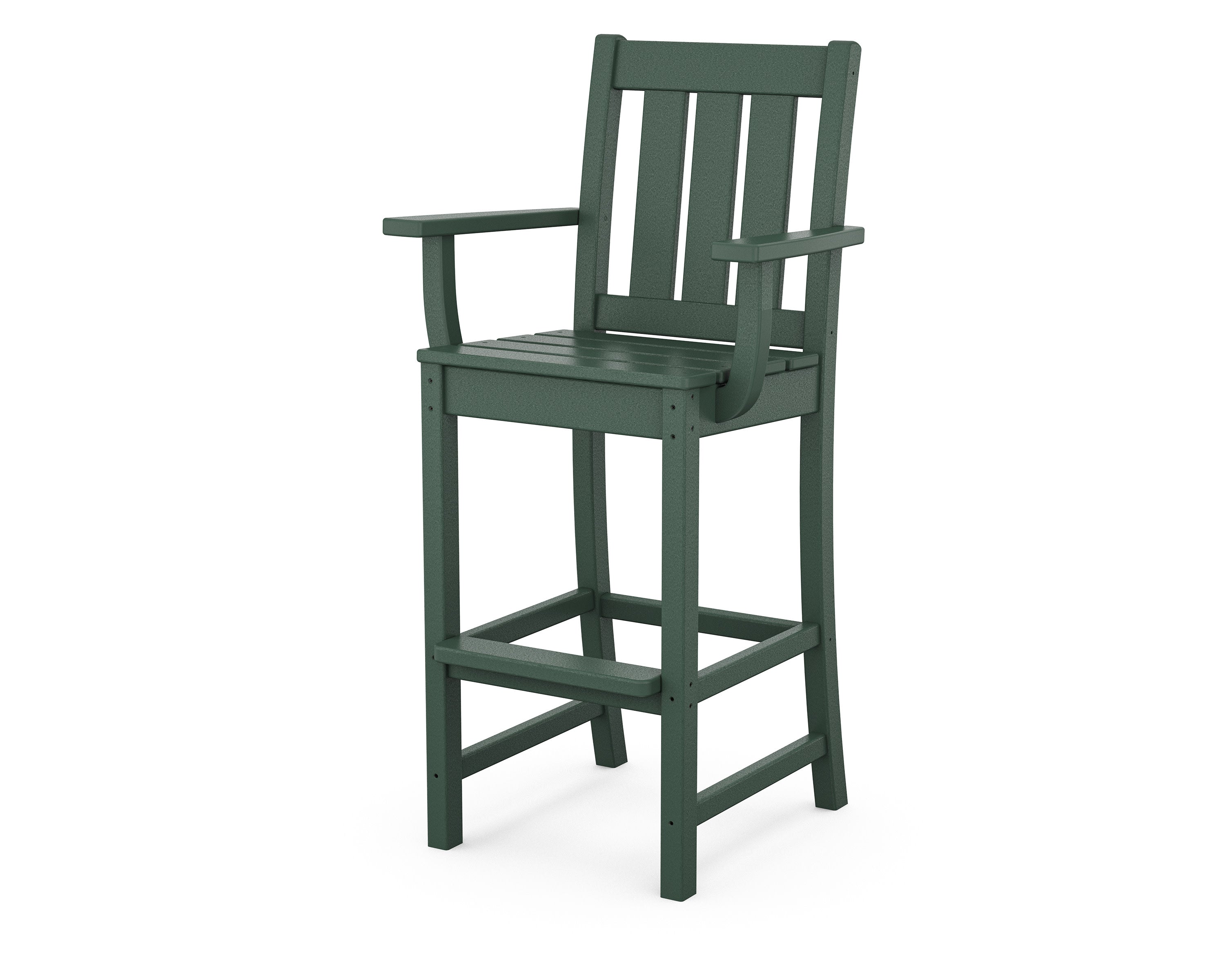 Oxford Bar Arm Chair in Green