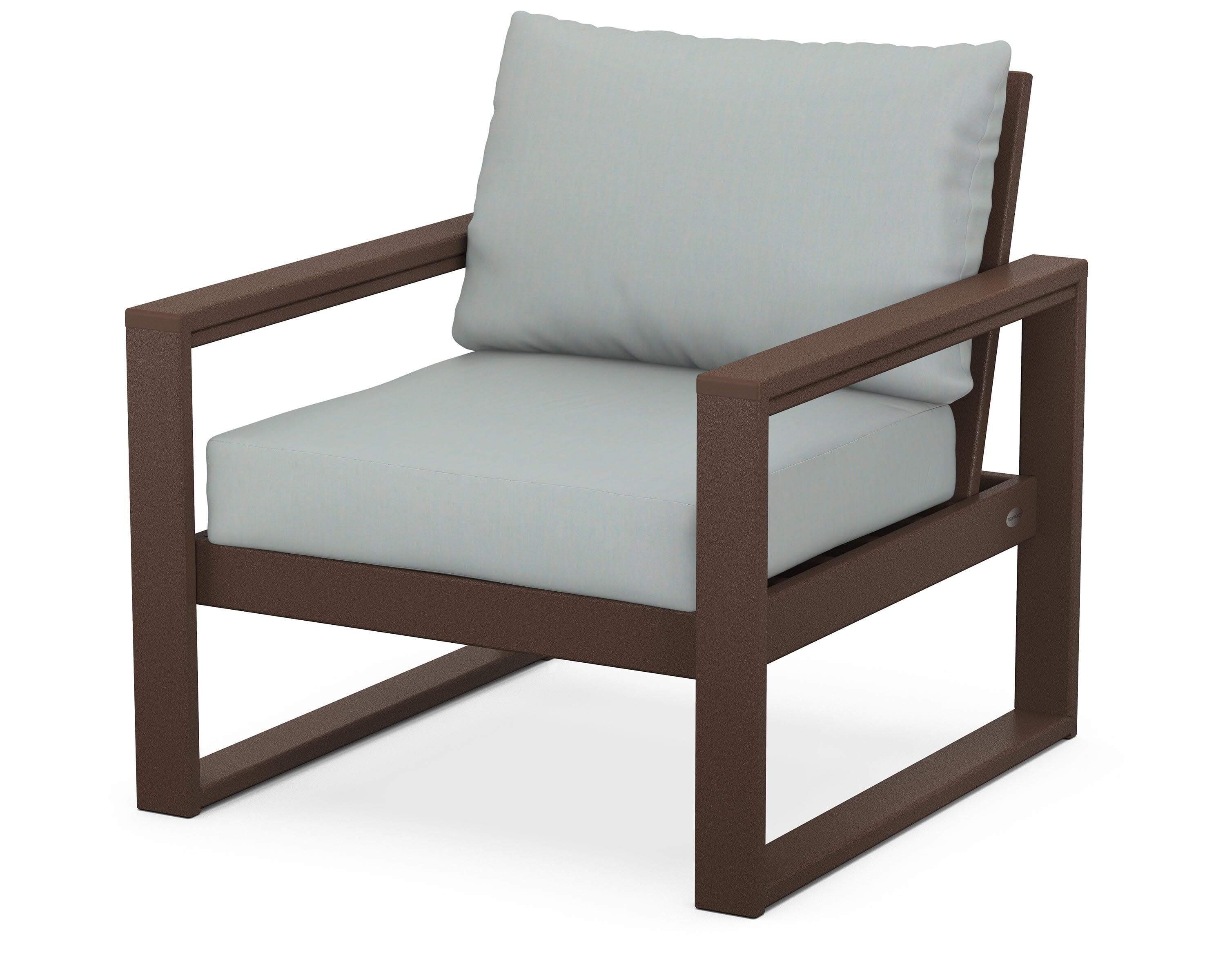 EDGE Club Chair in Mahogany / Spa