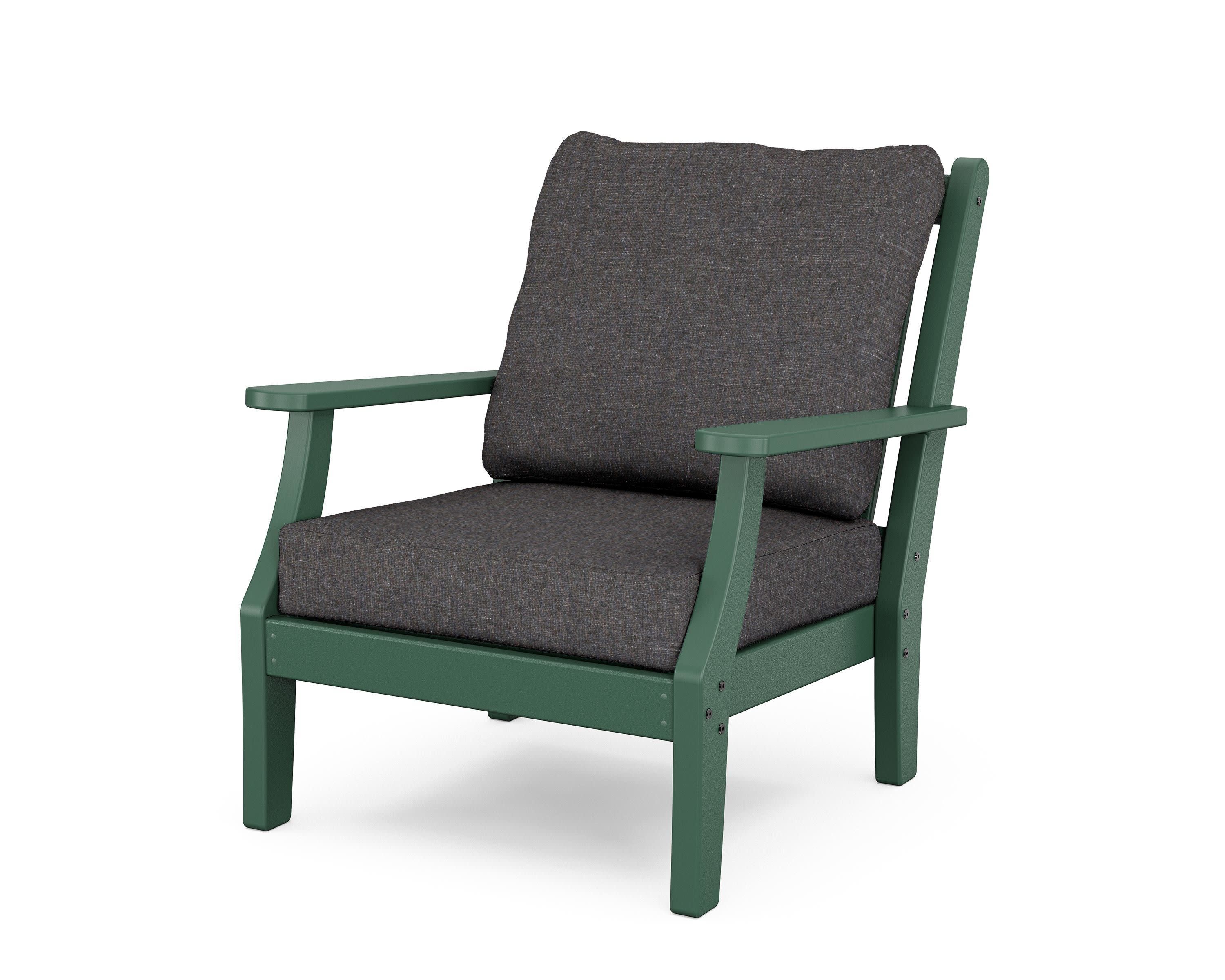 Wovendale Deep Seating Chair in Green / Ash Charcoal