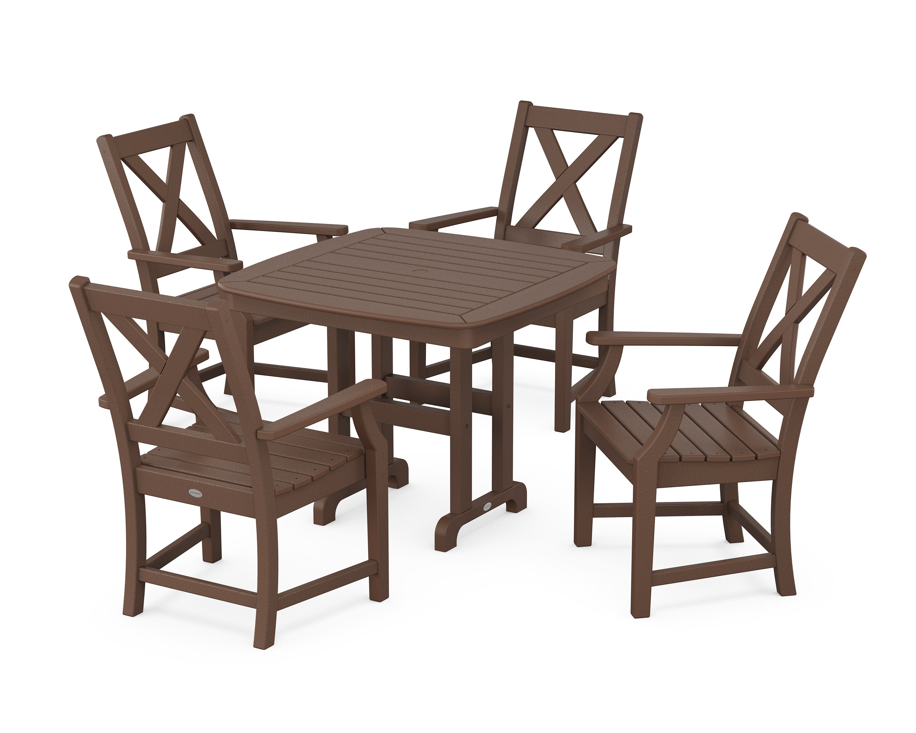 Braxton 5-Piece Dining Set in Mahogany