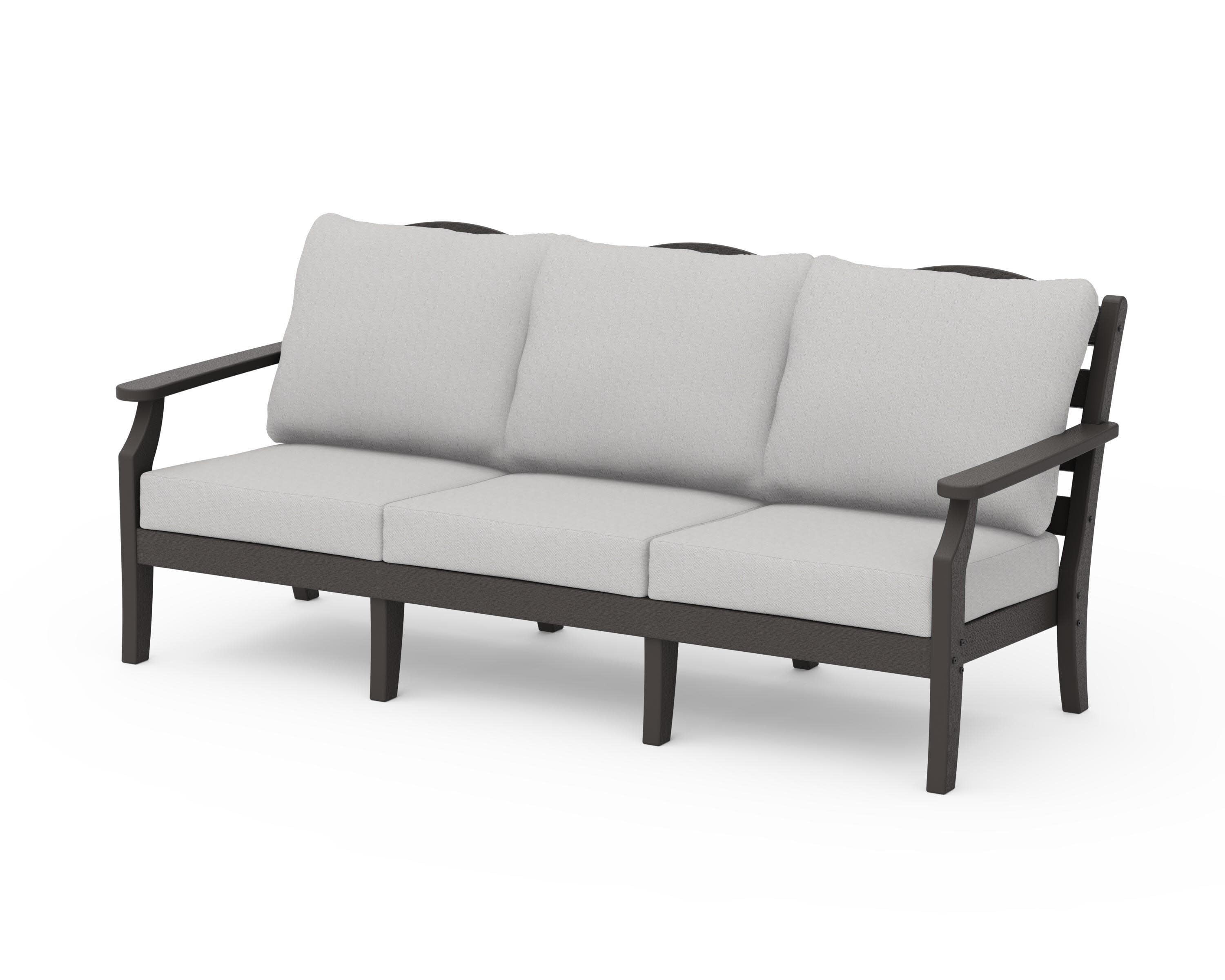 Savannah Deep Seating Sofa in Vintage Coffee / Diamond in the Rough