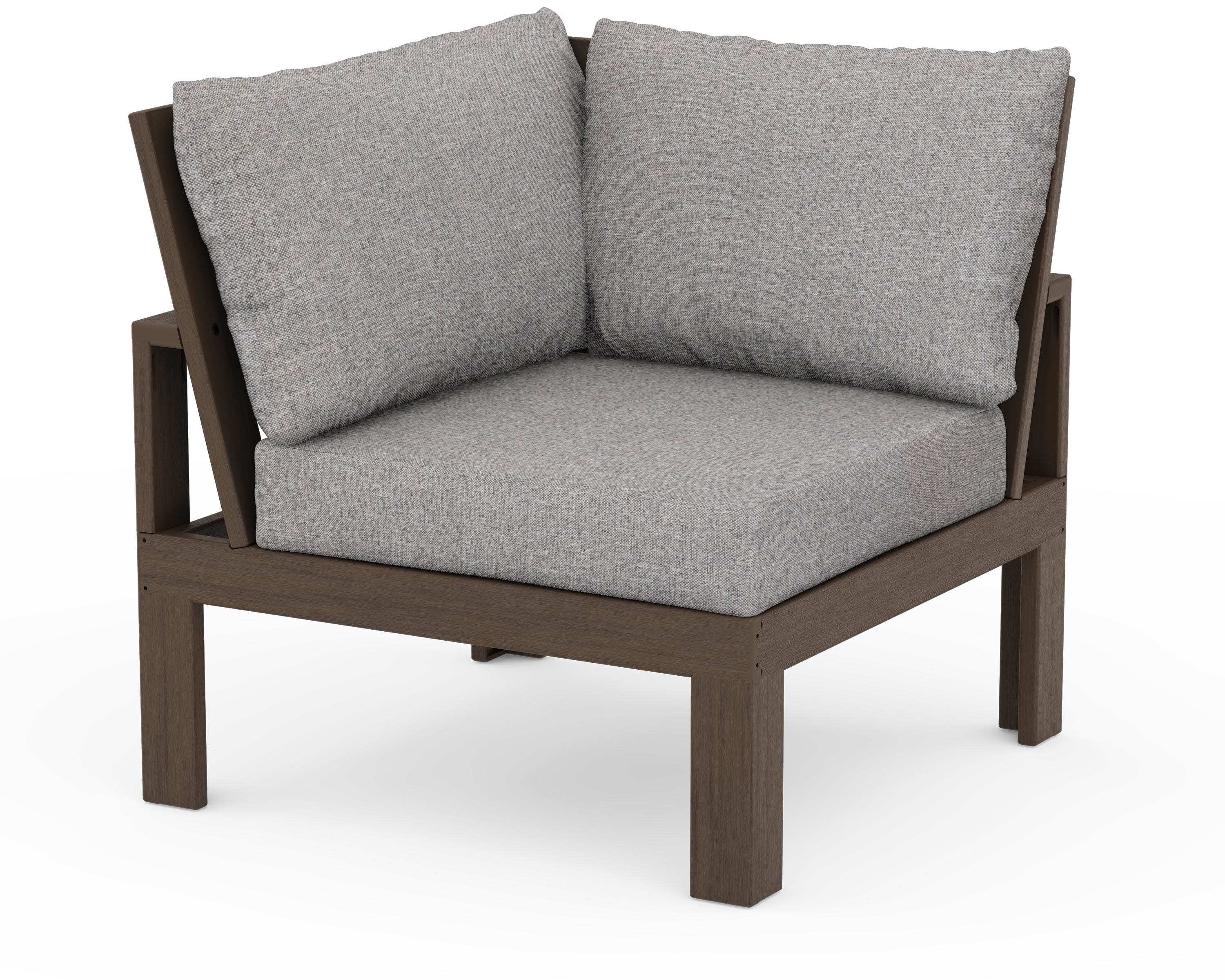 Modular Corner Chair in Kona / Grey Mist